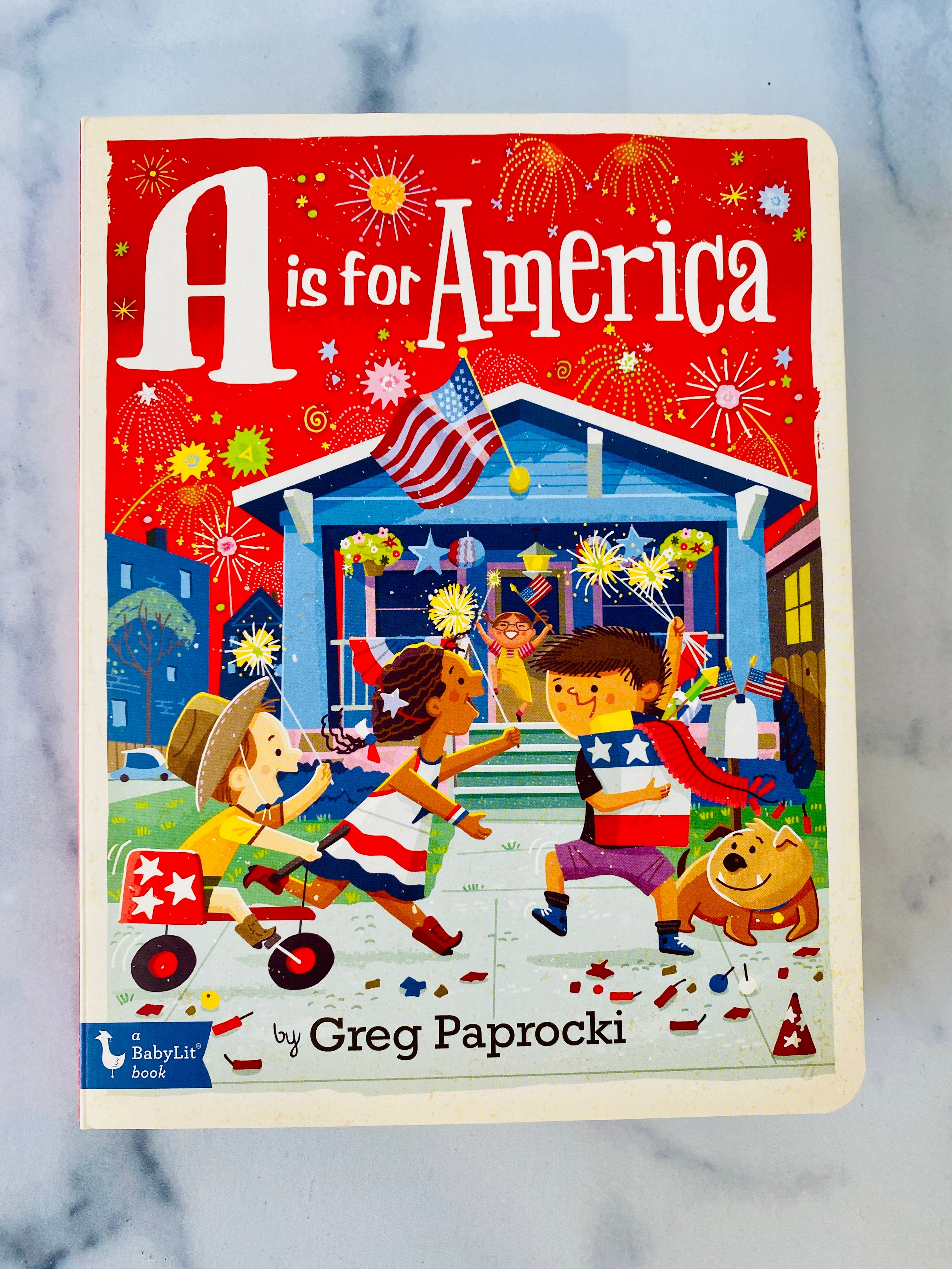 A is for America Alphabet Board Book