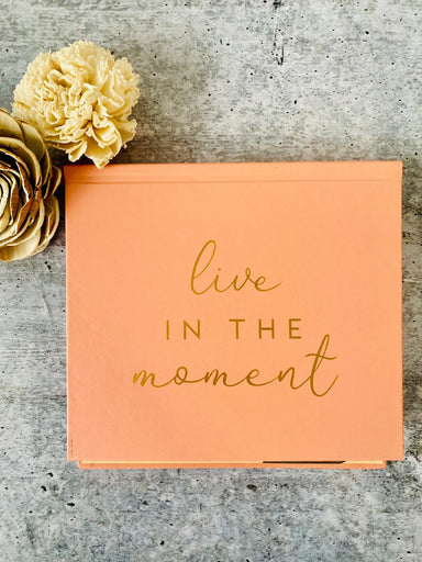 Live In The Moment Notepad & Pen - Vintage Soul