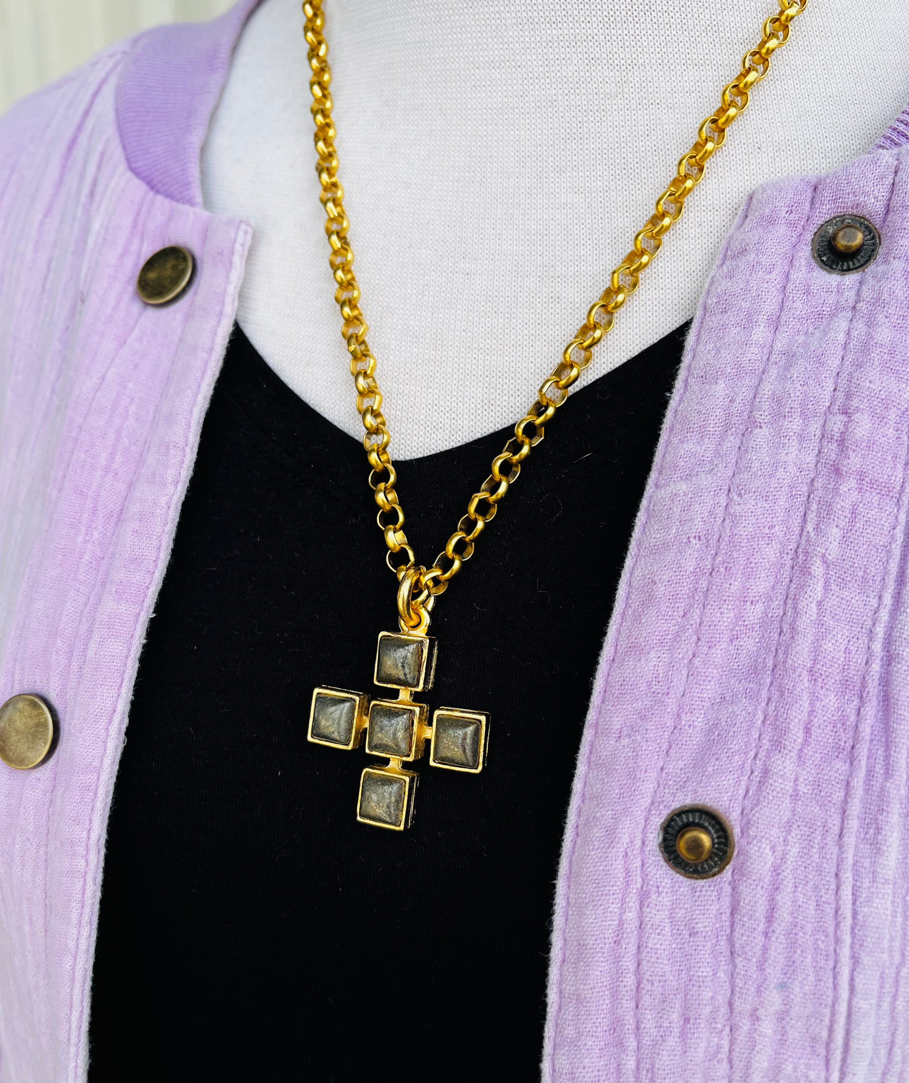 Colette Cross Necklace
