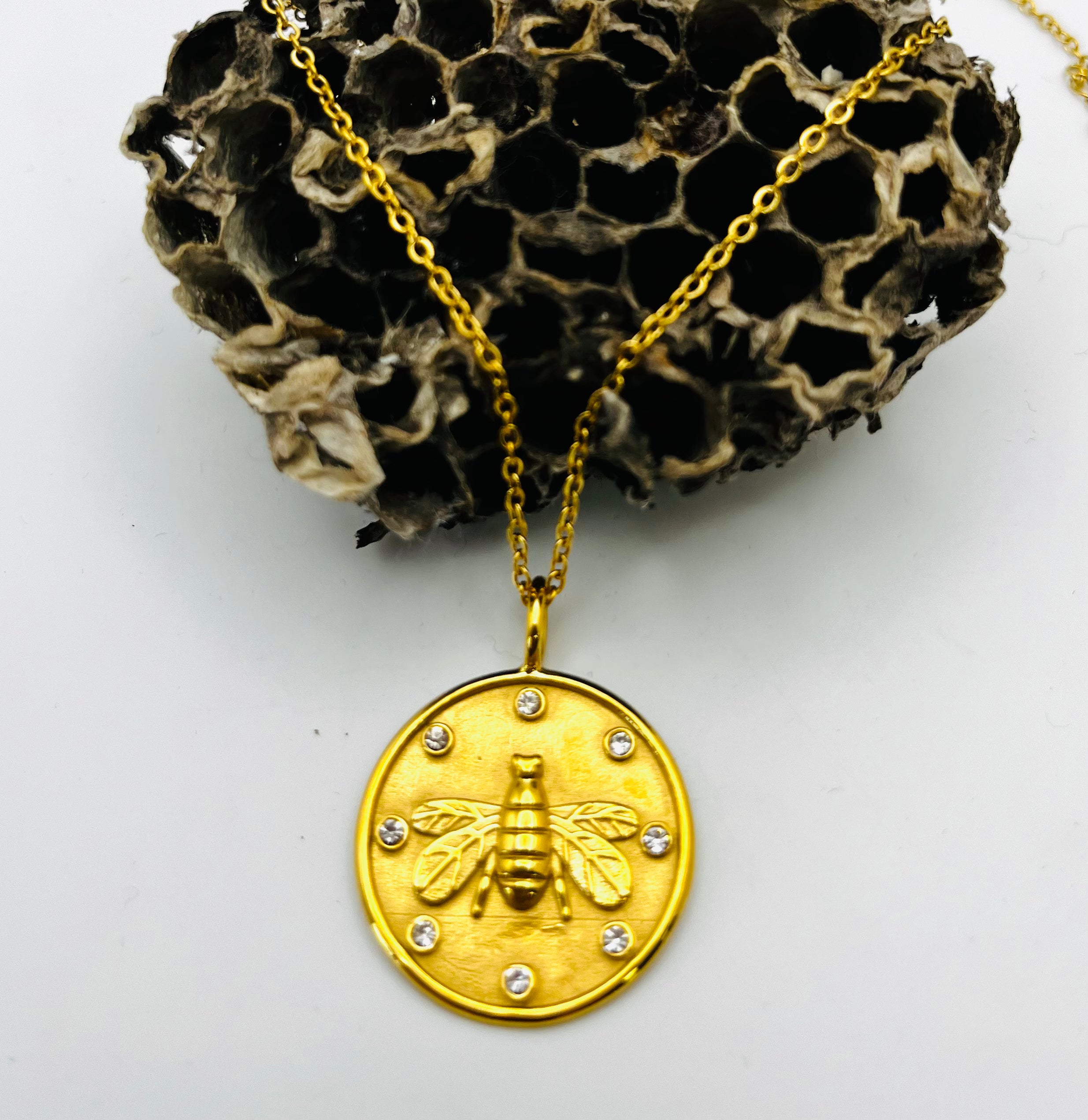 Potnia Bee Charm Necklace