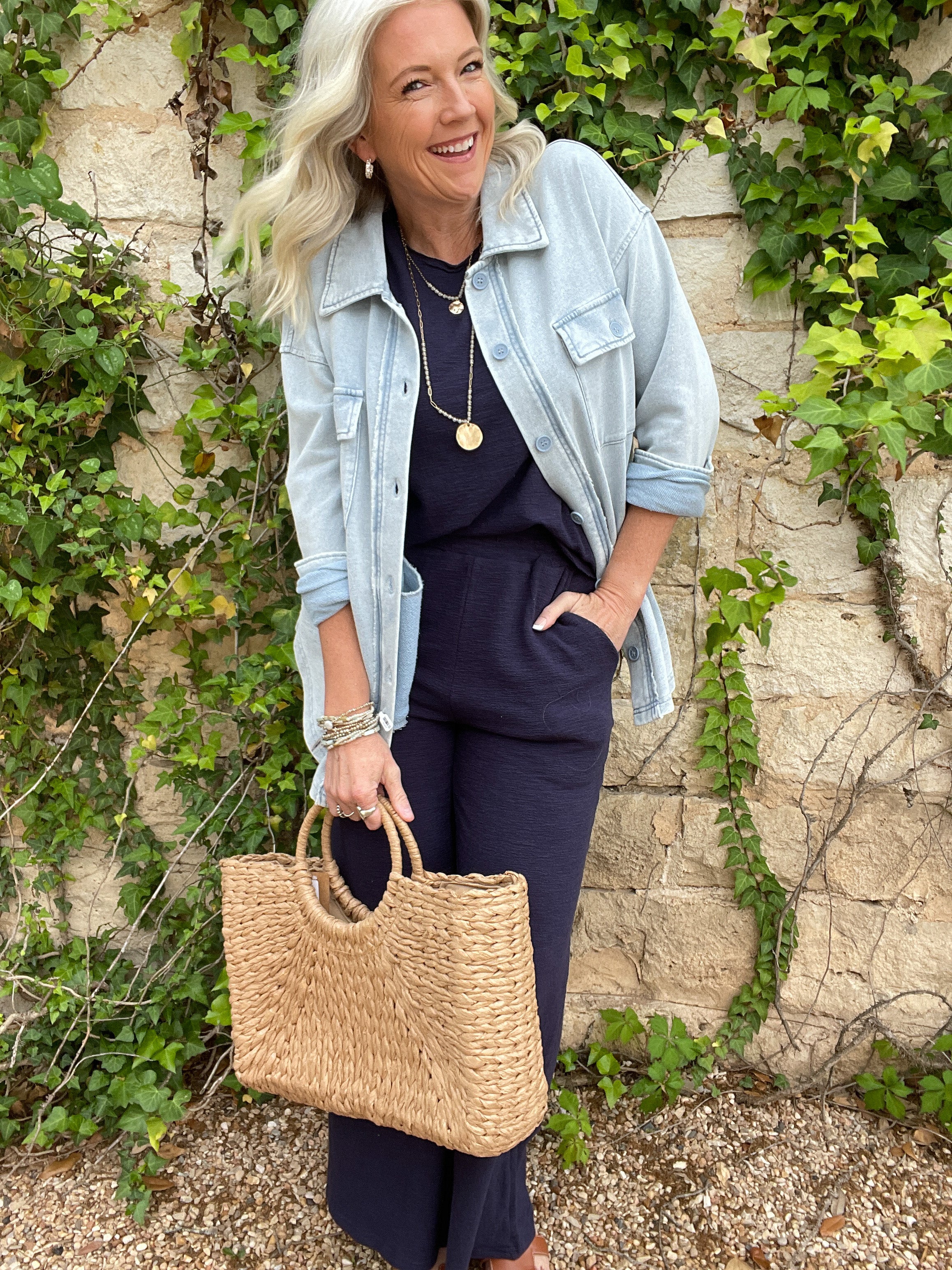 St. Tropez Woven Ring Tote
