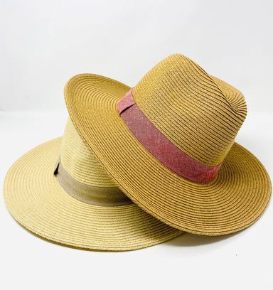 Chic Chambray Banded Fedora - Vintage Soul