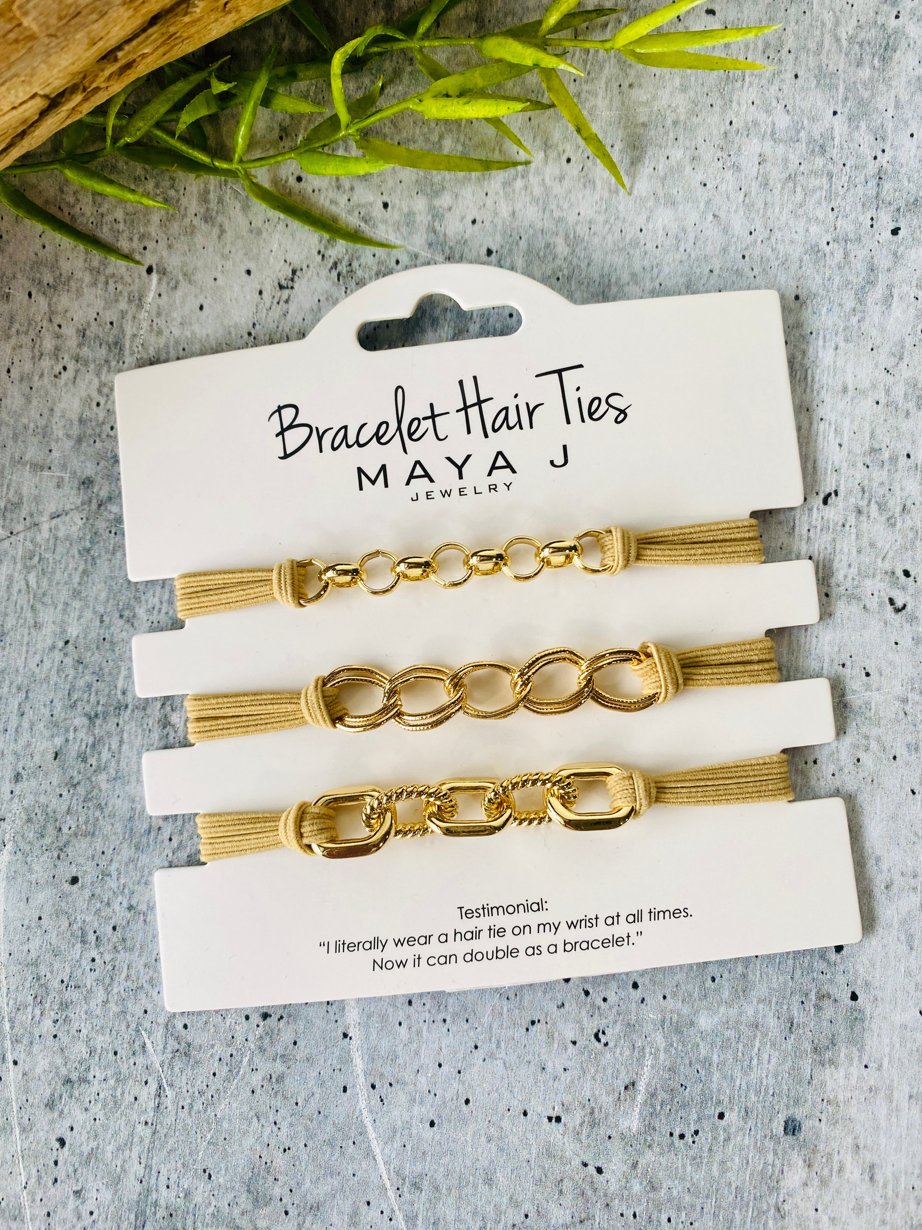 Maya Bracelet Hair Ties