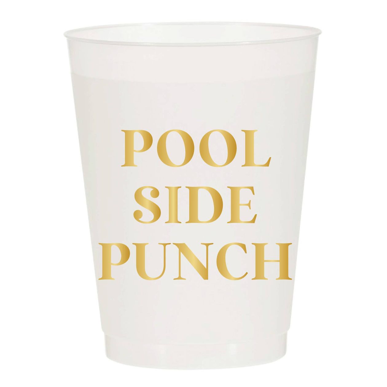Pool Side Punch Frosted Cup Set