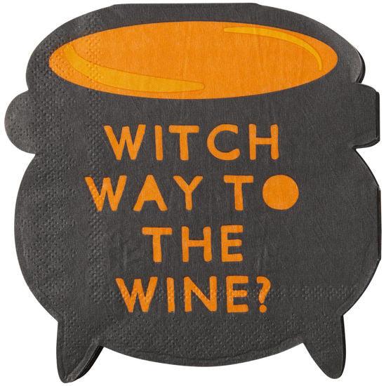 Witch Way To The Wine Cocktail Napkins