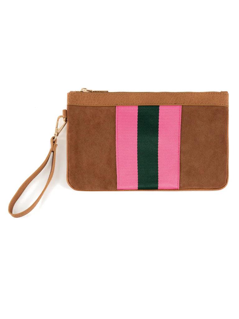 Blakely Racer Stripe Wristlet