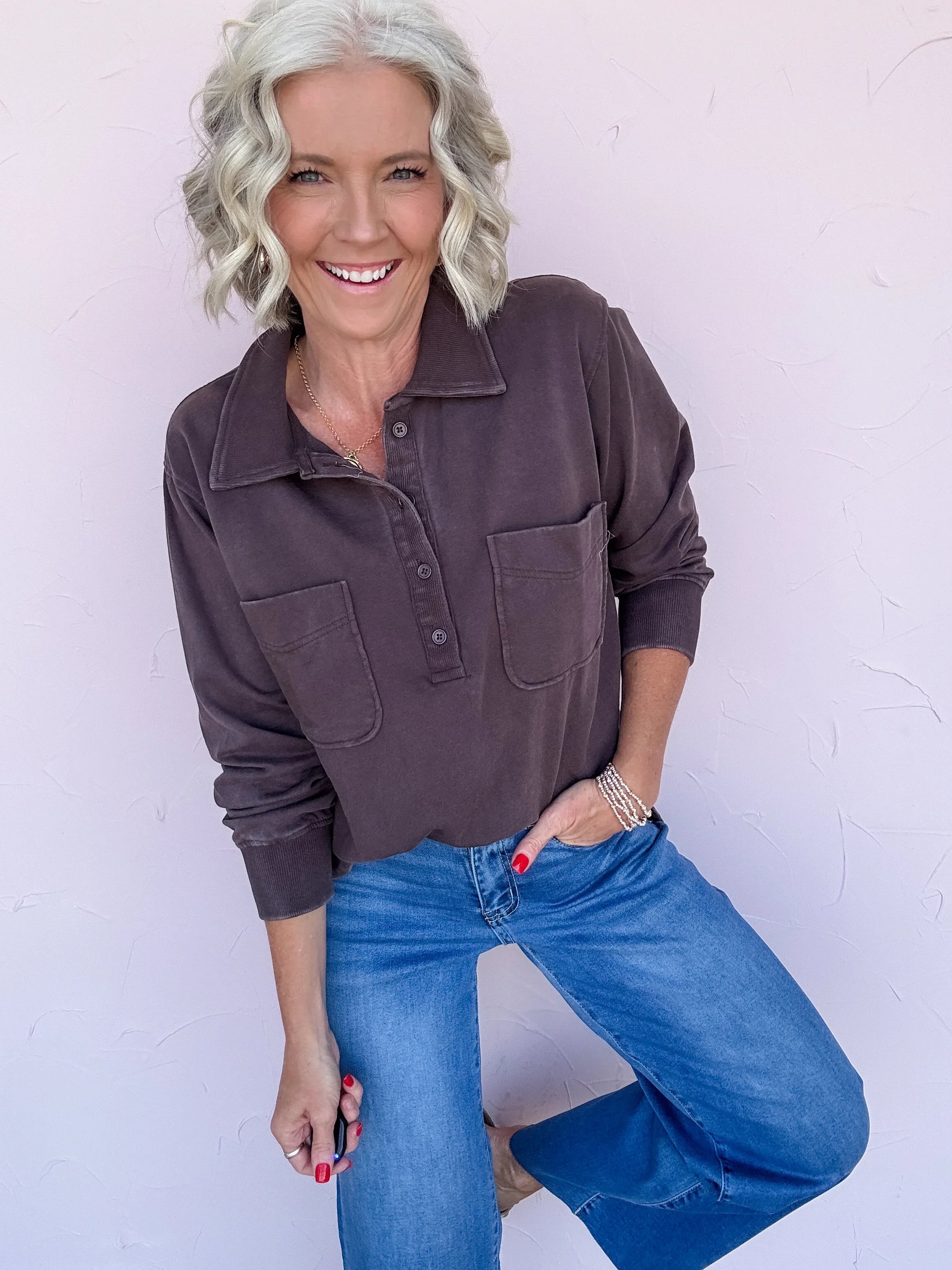 For The Record Pullover- FINAL SALE