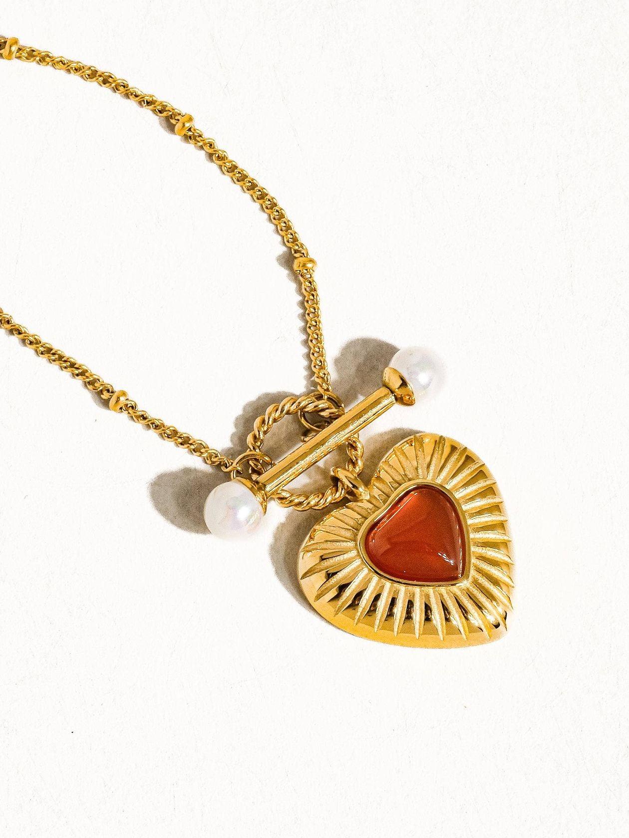 Havana Vintage Heart Necklace