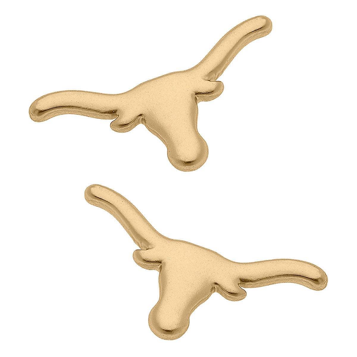 Texas Longhorns 24K Studs