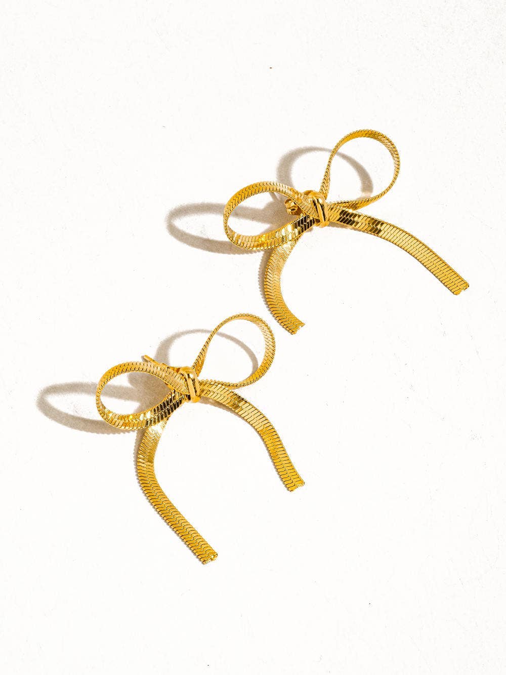 Winona Bow Chain Studs