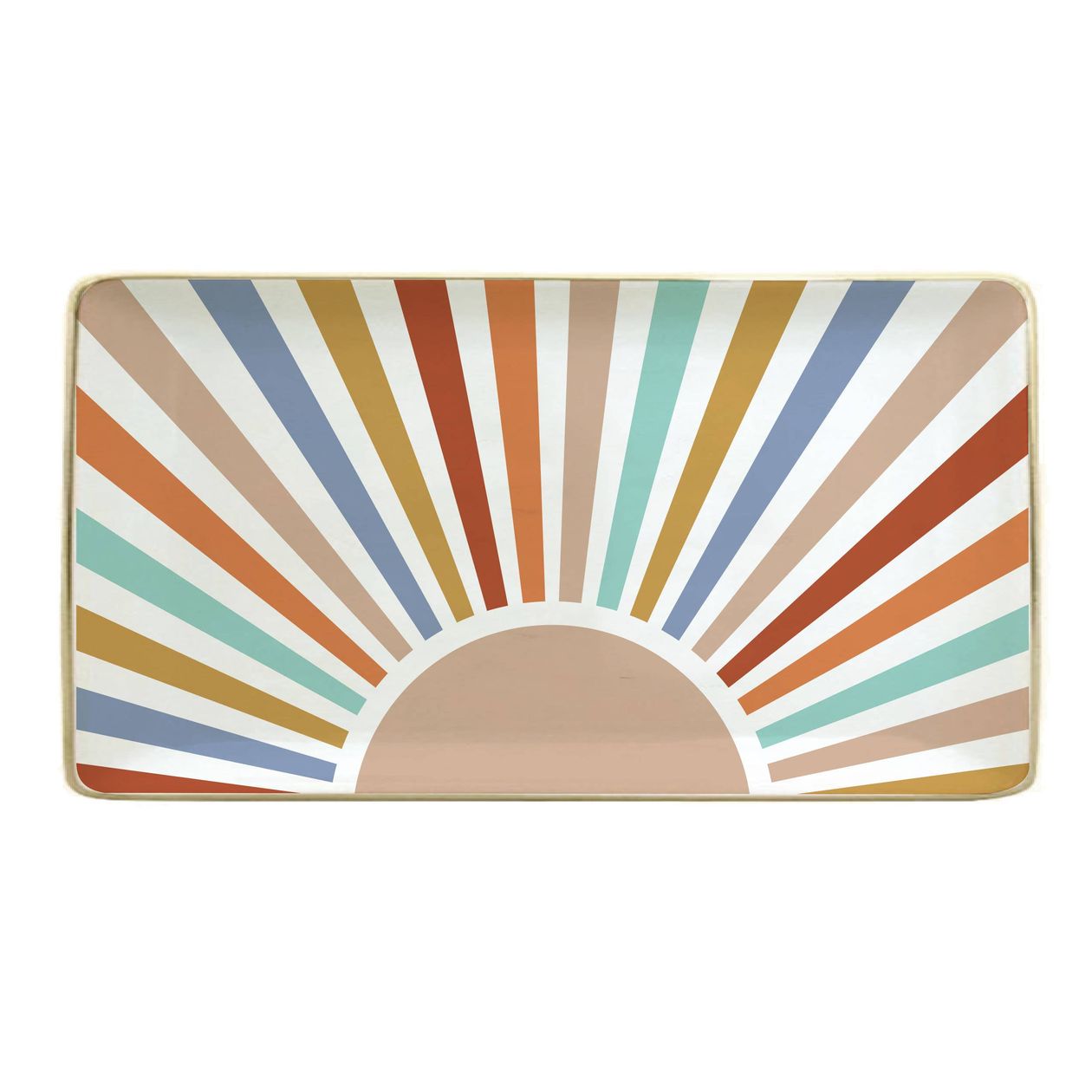 Rainbow Sun Vanity Tray