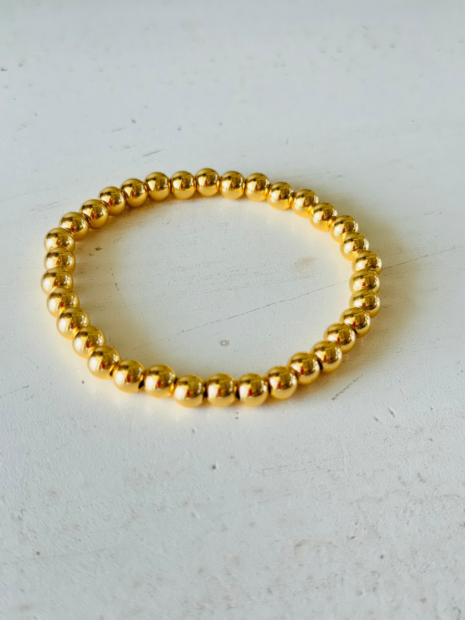 Halo 6mm Gold Bracelet