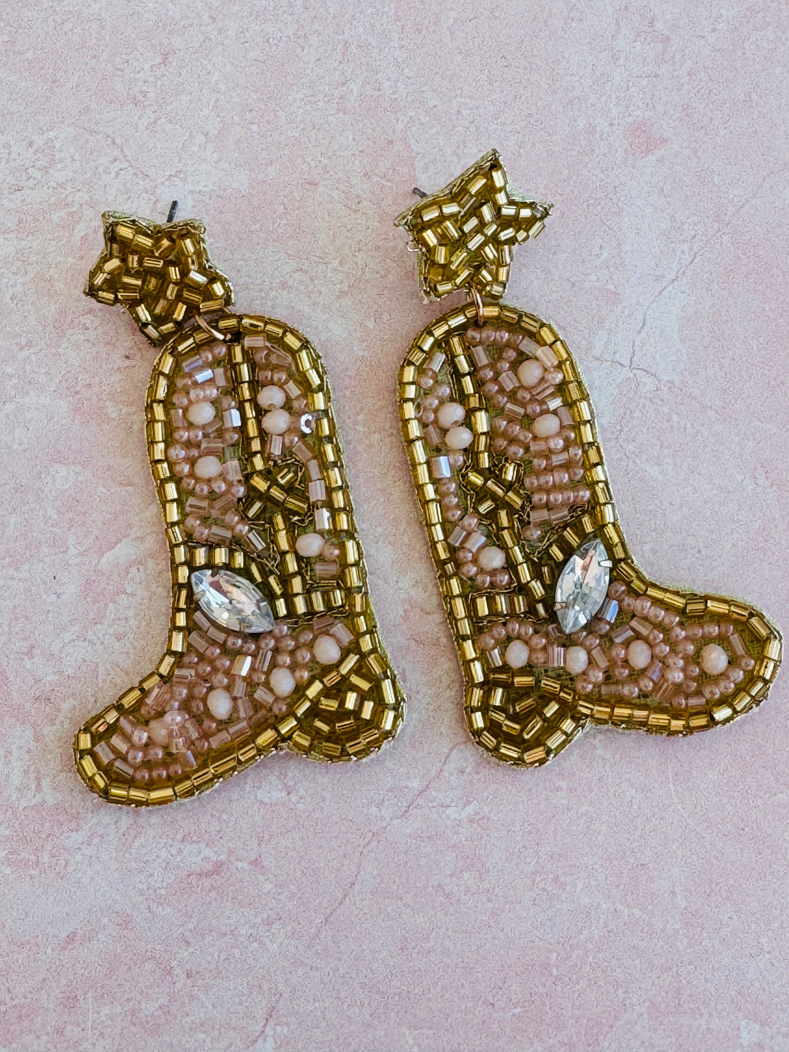 Kickline Beaded Earrings