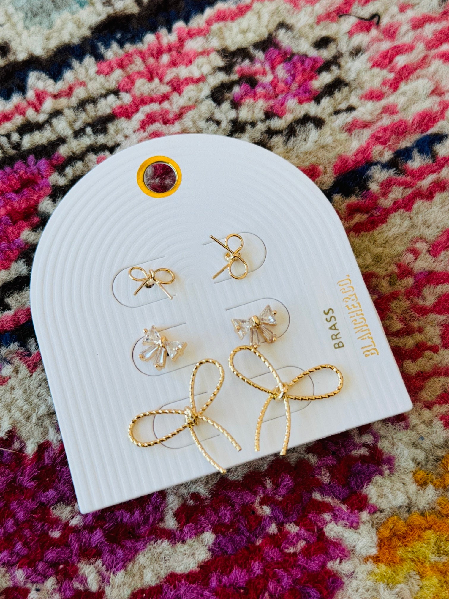 Bows For Days Earring Set