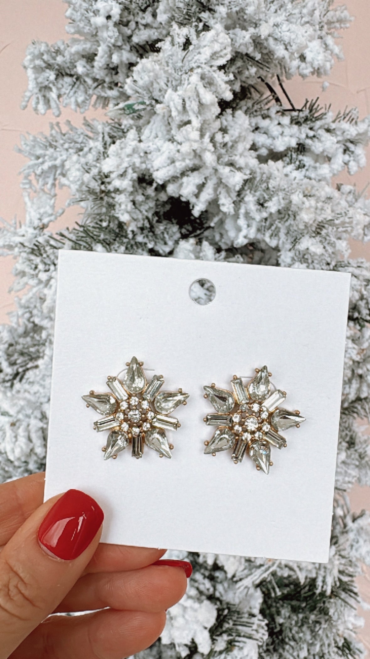 Crystal Snowfall Earrings