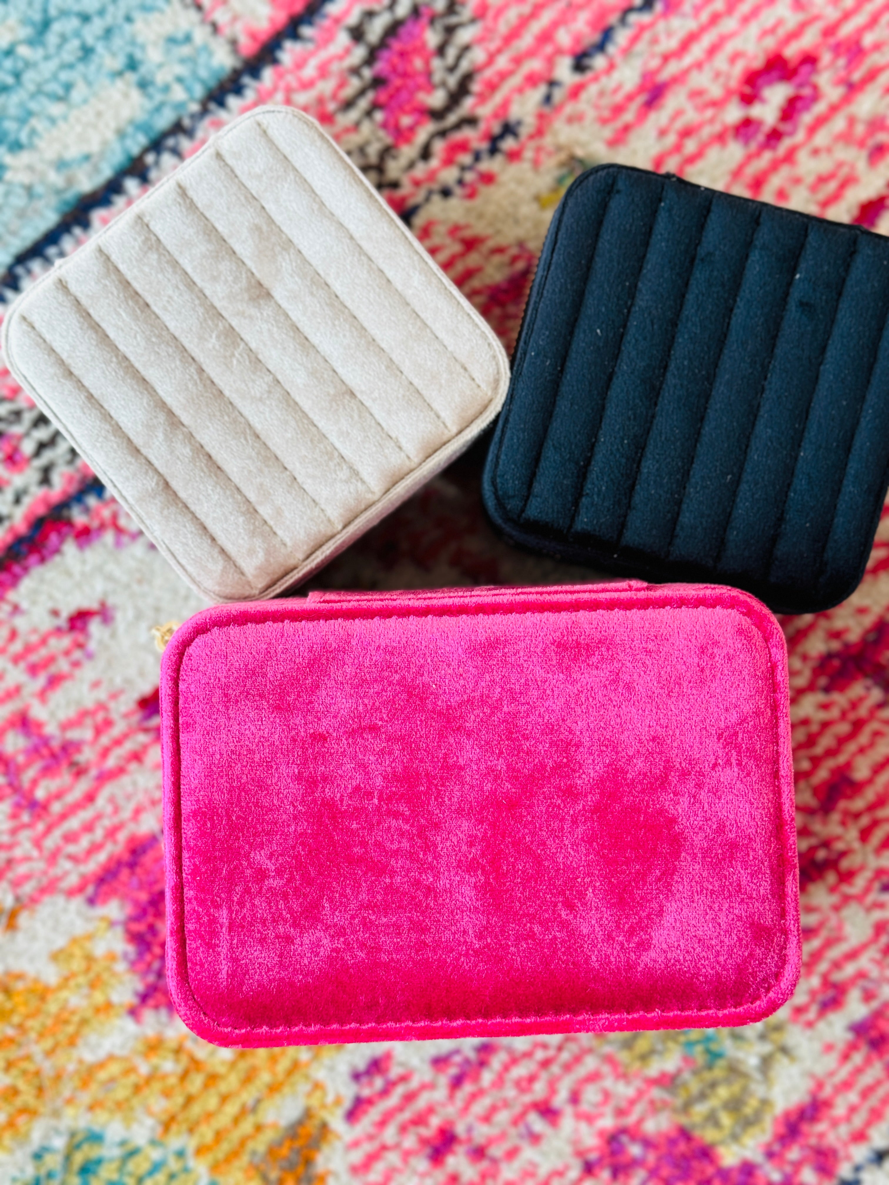 Velvet Vibes Jewelry Box