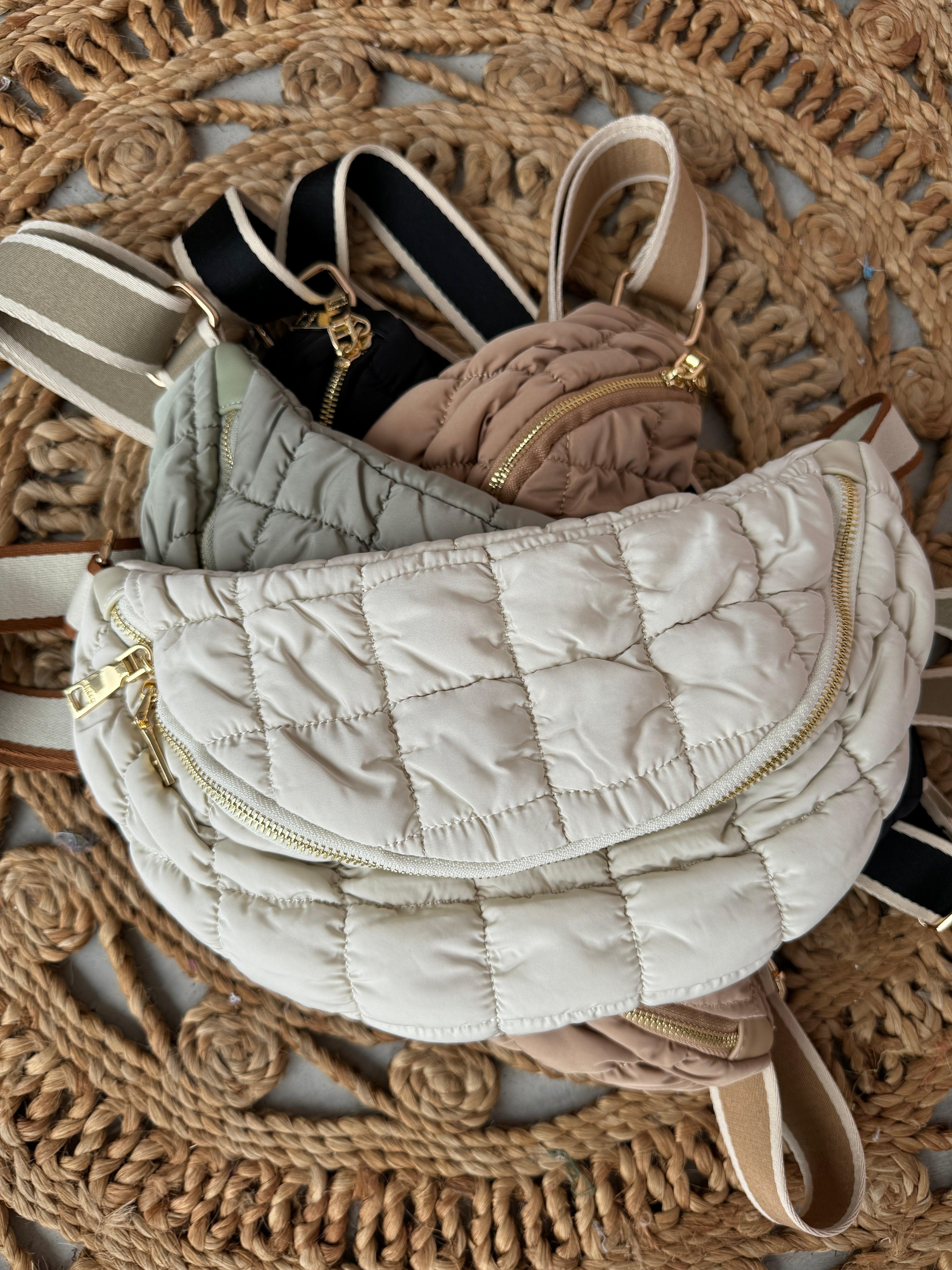 Harley Quilted Crossbody Belt Bag