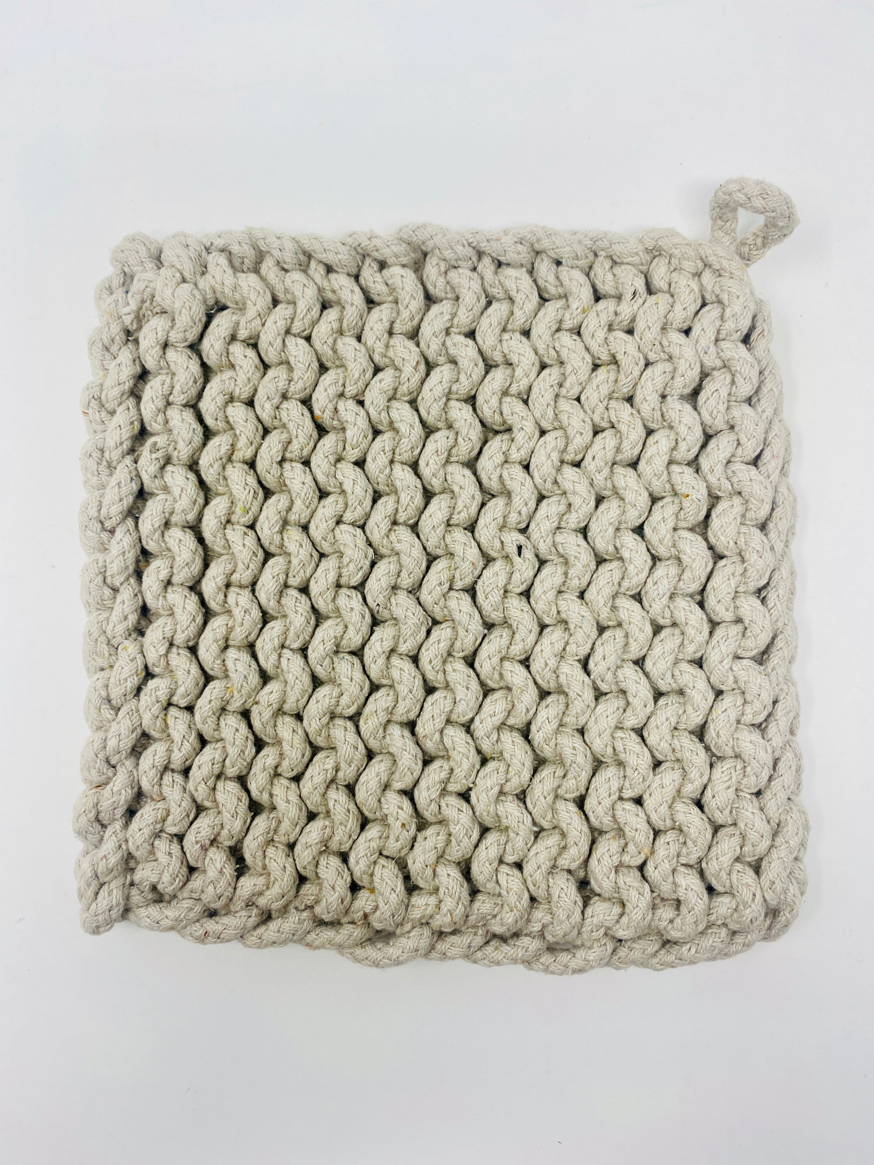 Crocheted Cotton Hot Pad