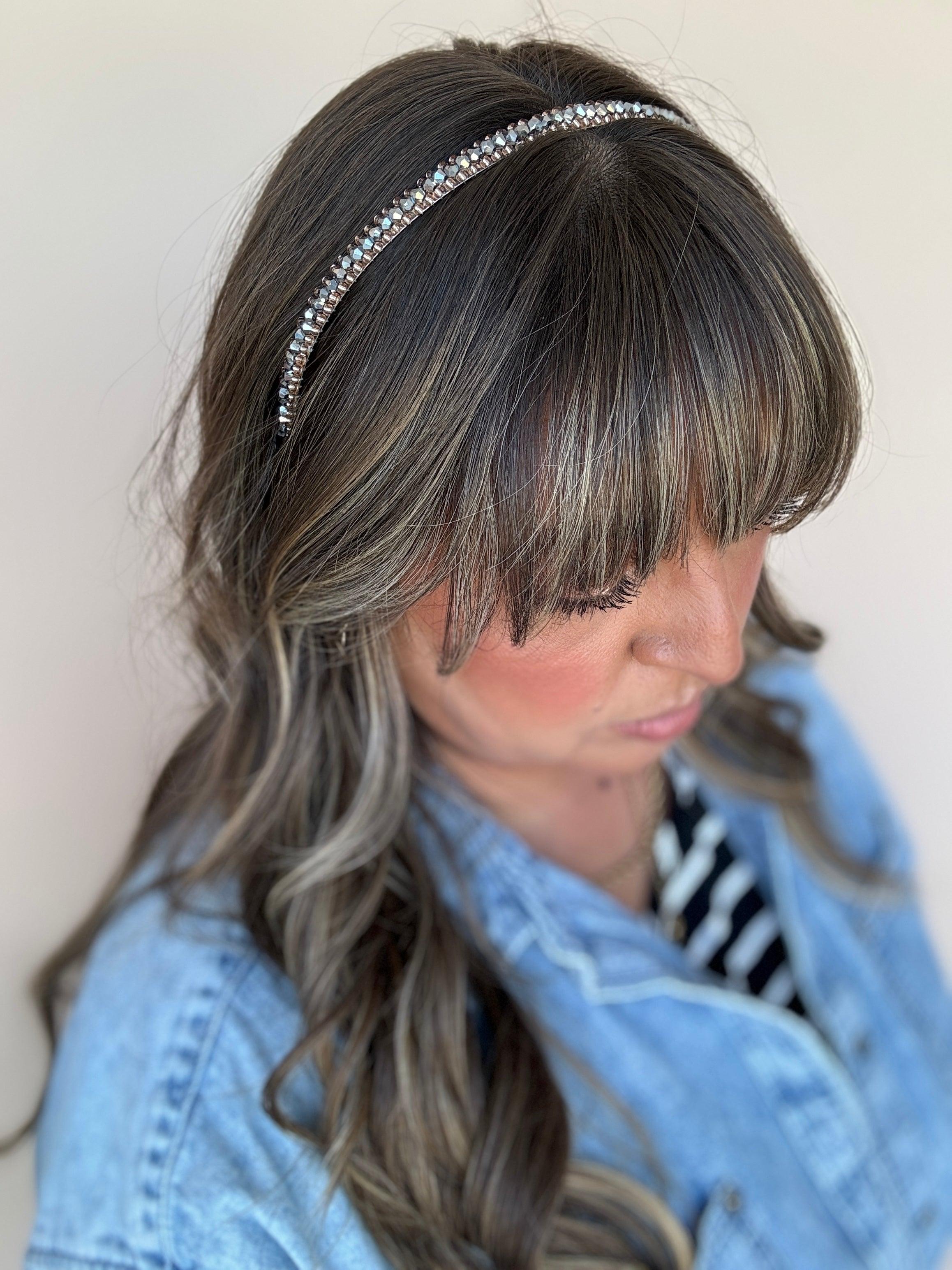 Mona Crystal Beaded Headband