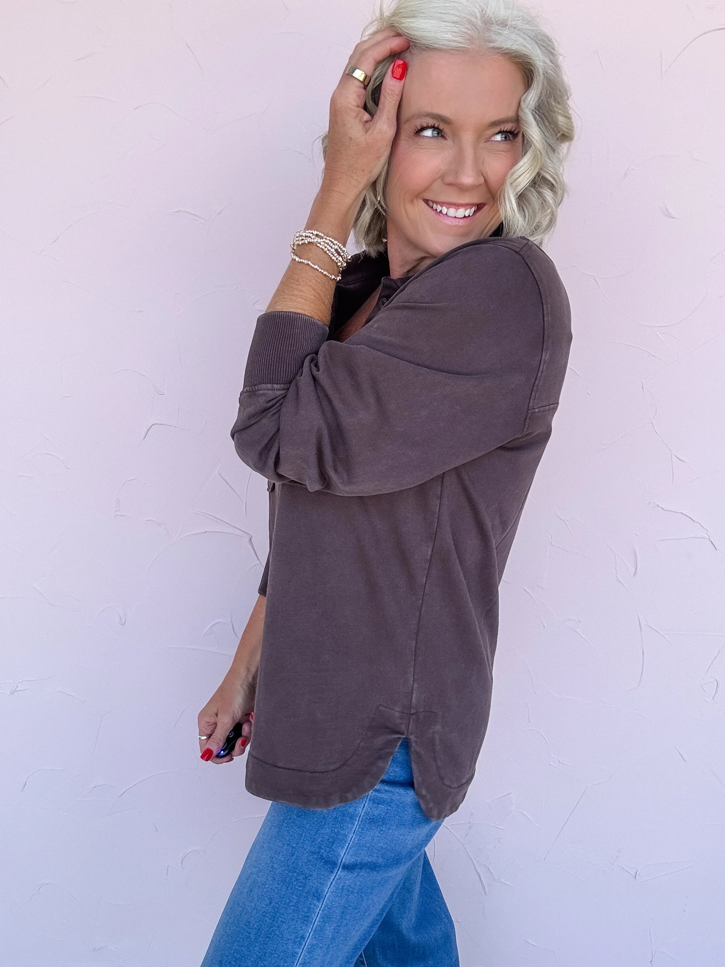 For The Record Pullover- FINAL SALE