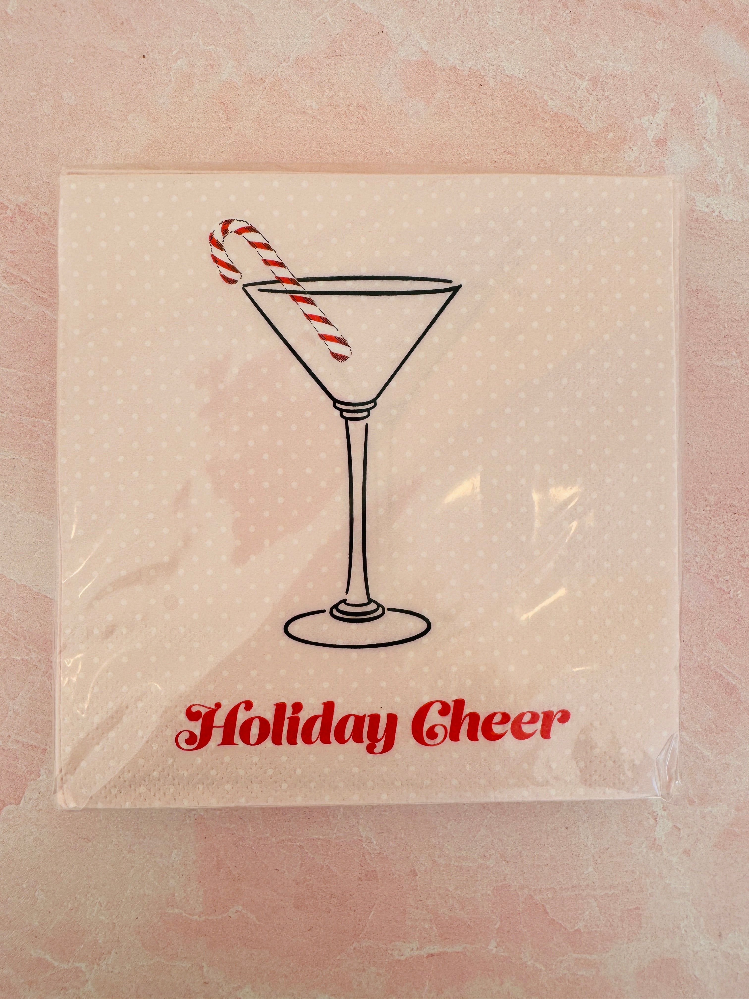 Holiday Cheer Cocktail Napkins