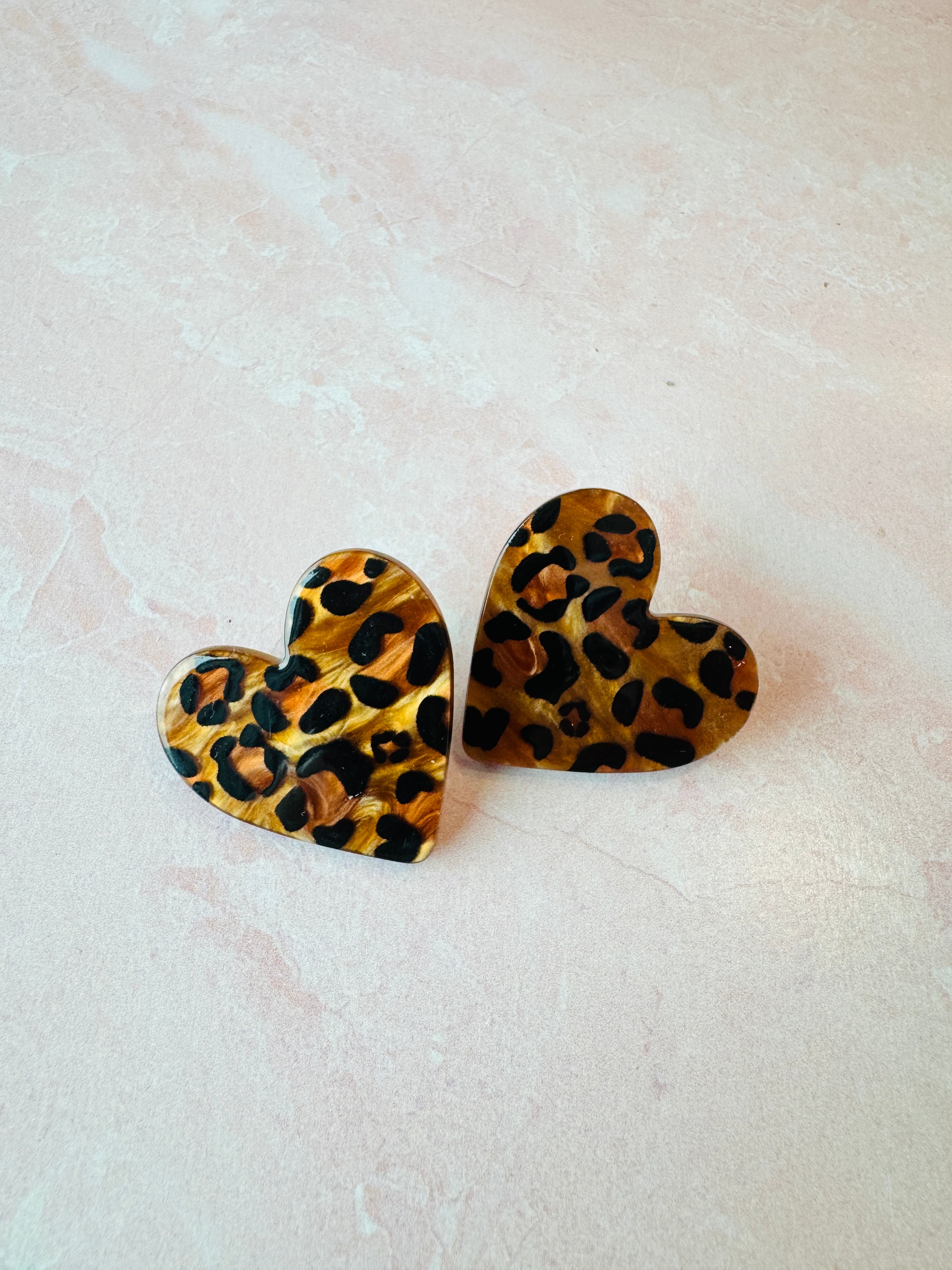 Spot On Heart Earrings