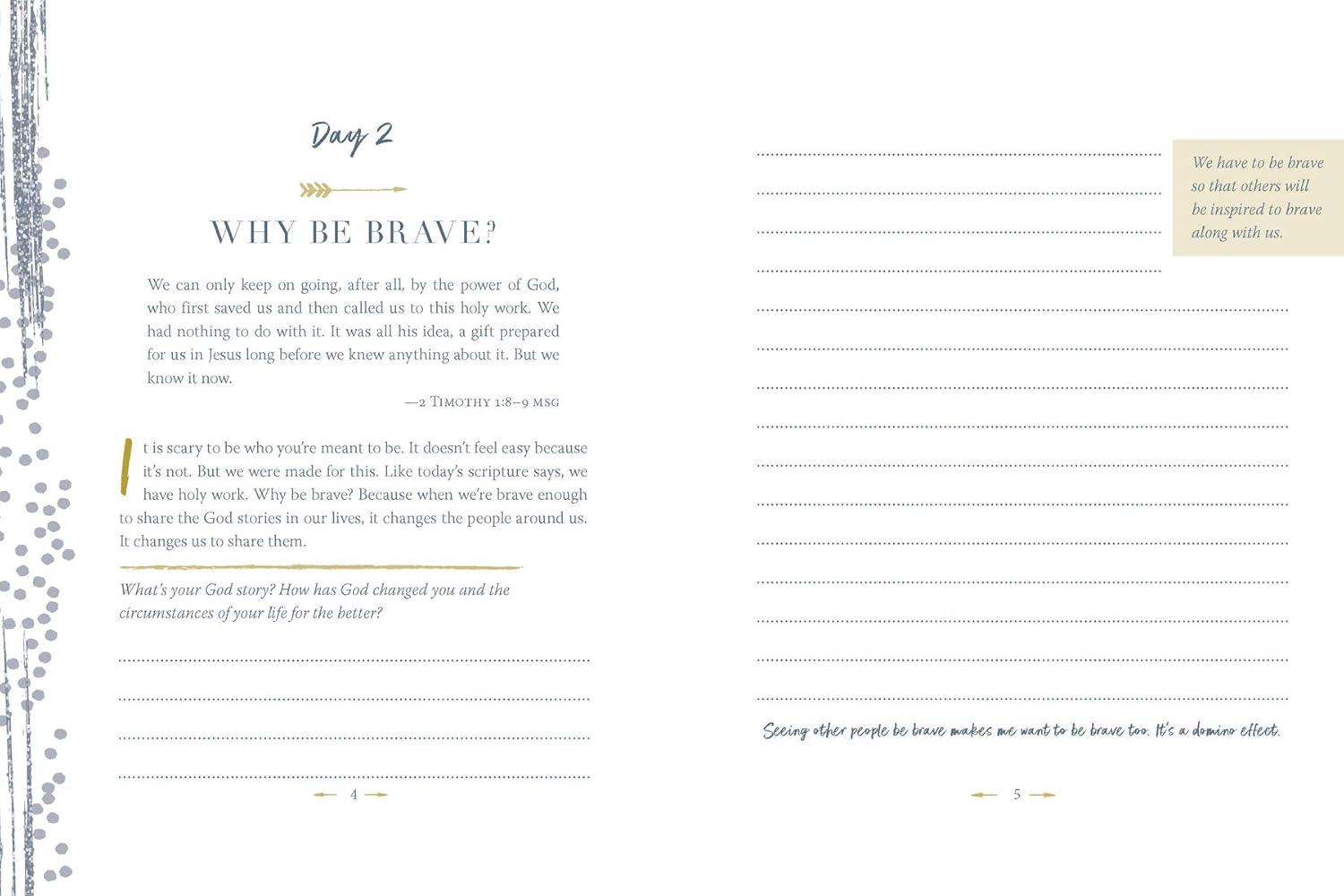 100 Days to Brave Guided Journal