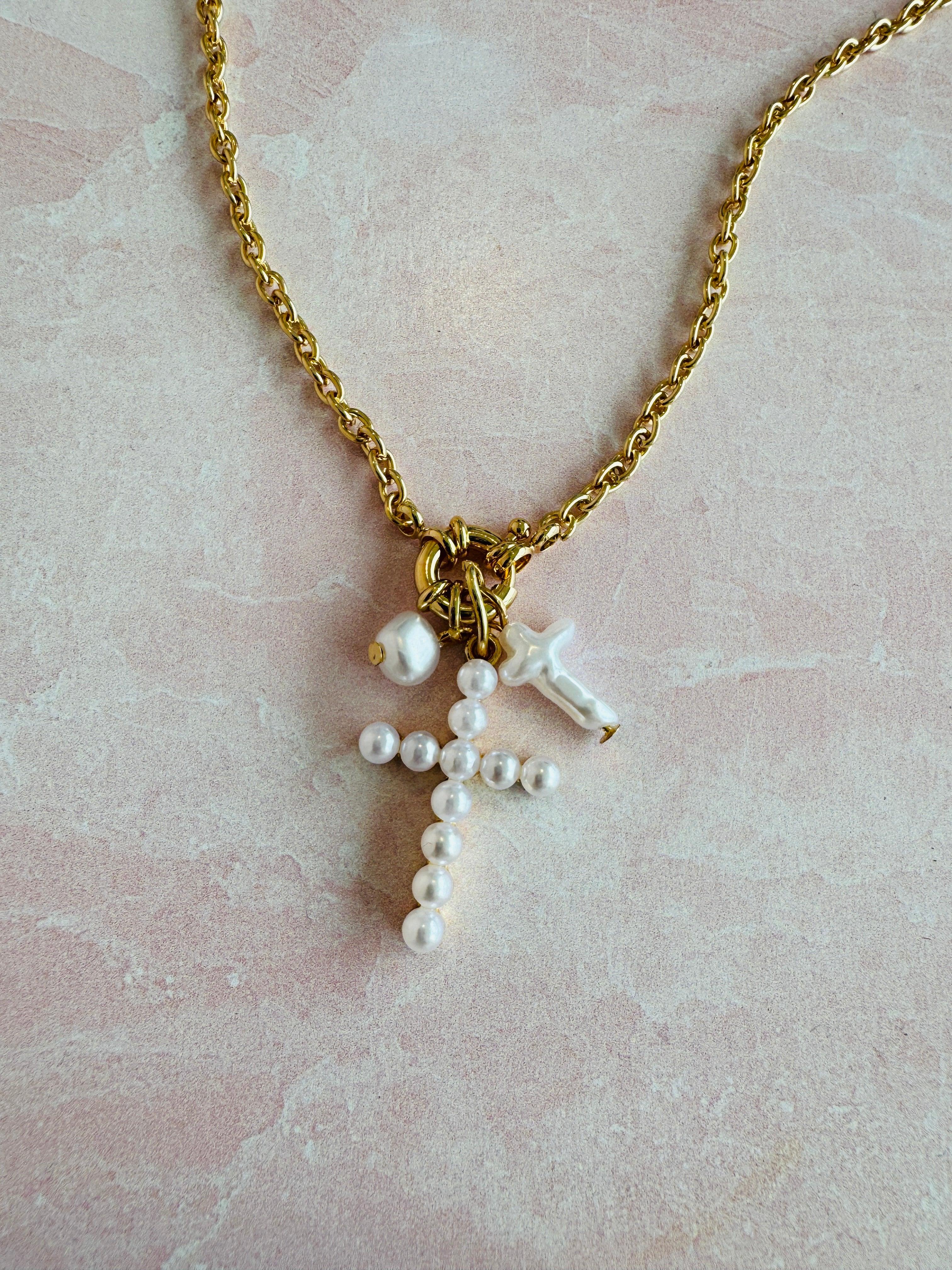 Faithful Journey Cross Necklace