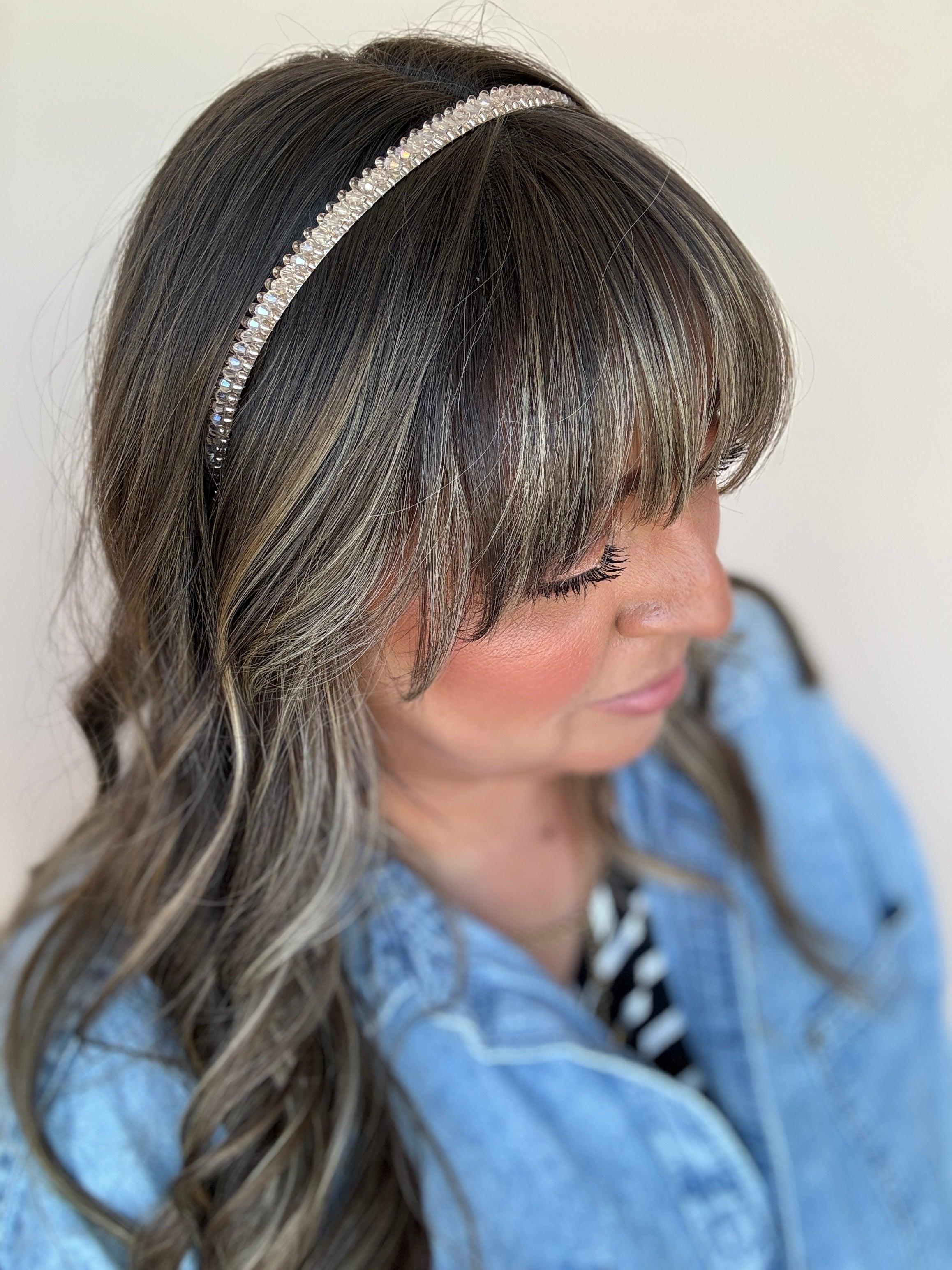 Mona Crystal Beaded Headband