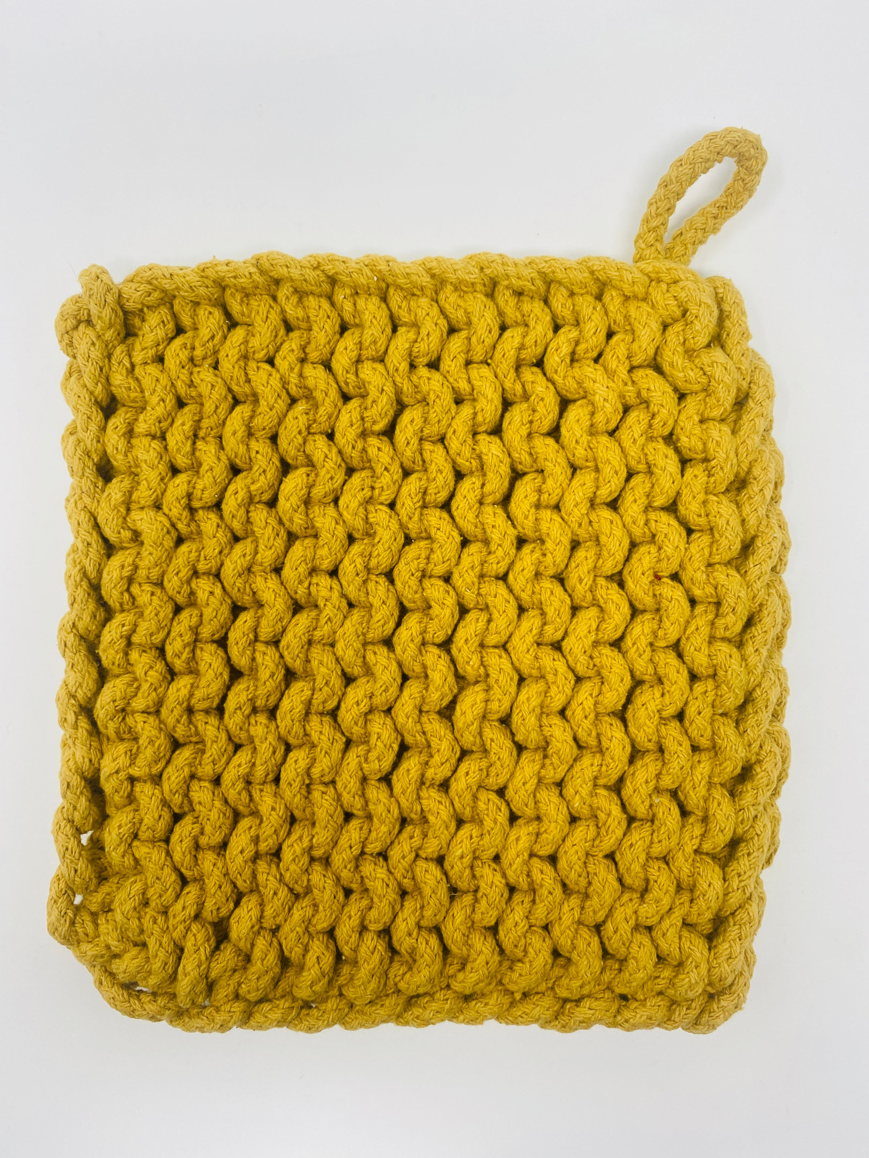 Crocheted Cotton Hot Pad