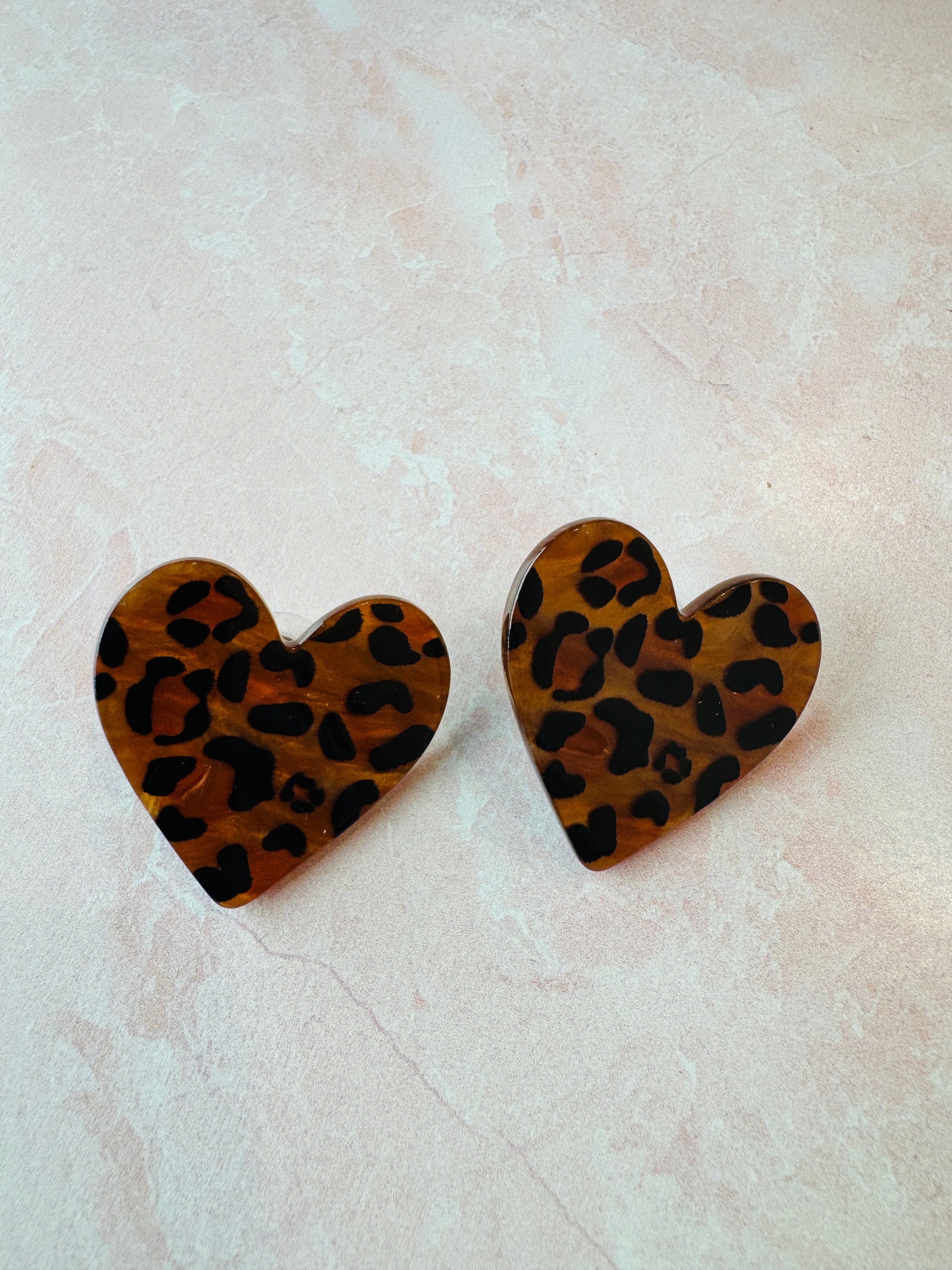 Spot On Heart Earrings