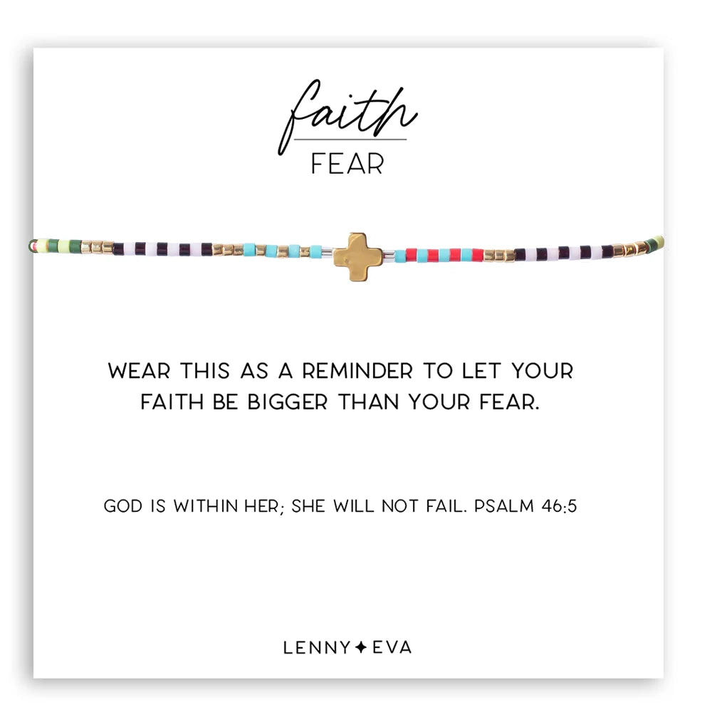 Faith Over Fear Bracelet | Multi