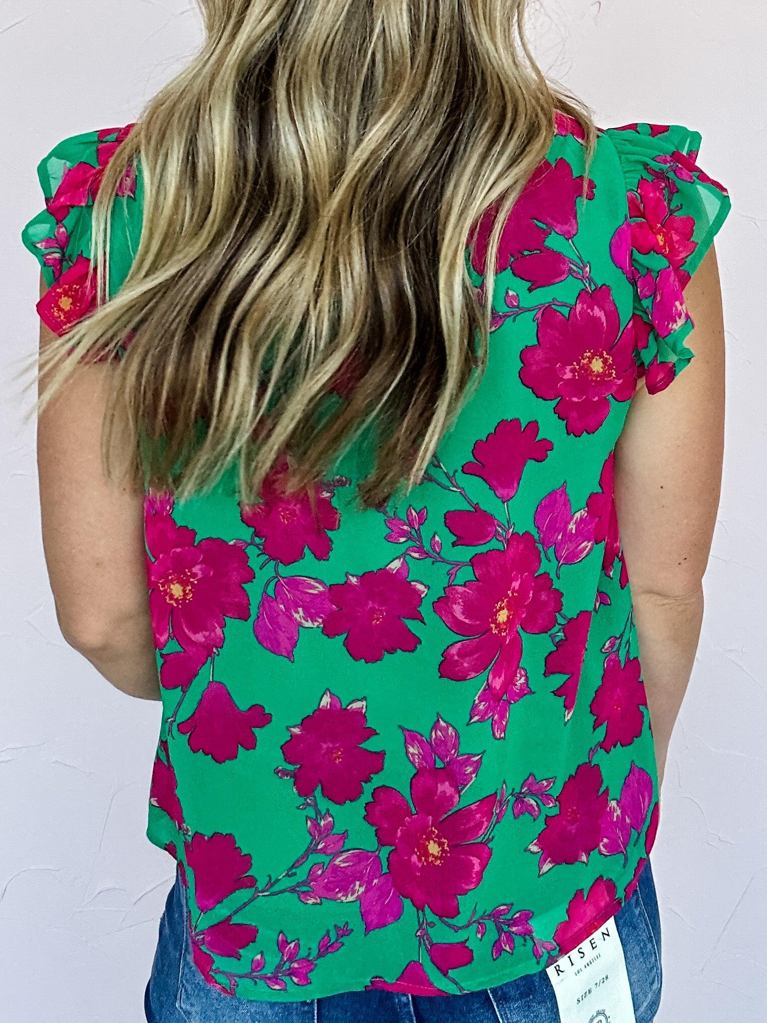 Emerald Blossom Top