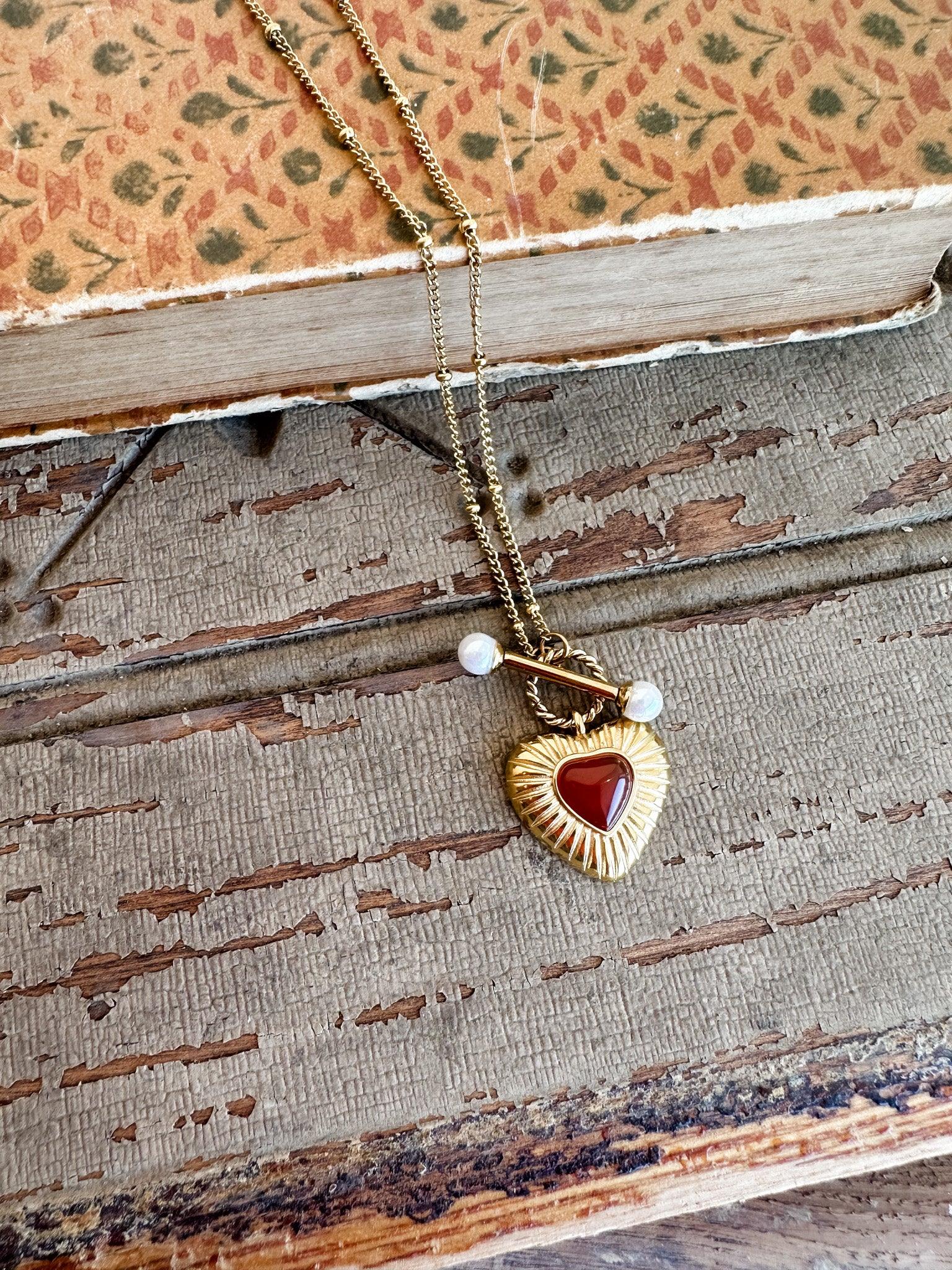 Havana Vintage Heart Necklace