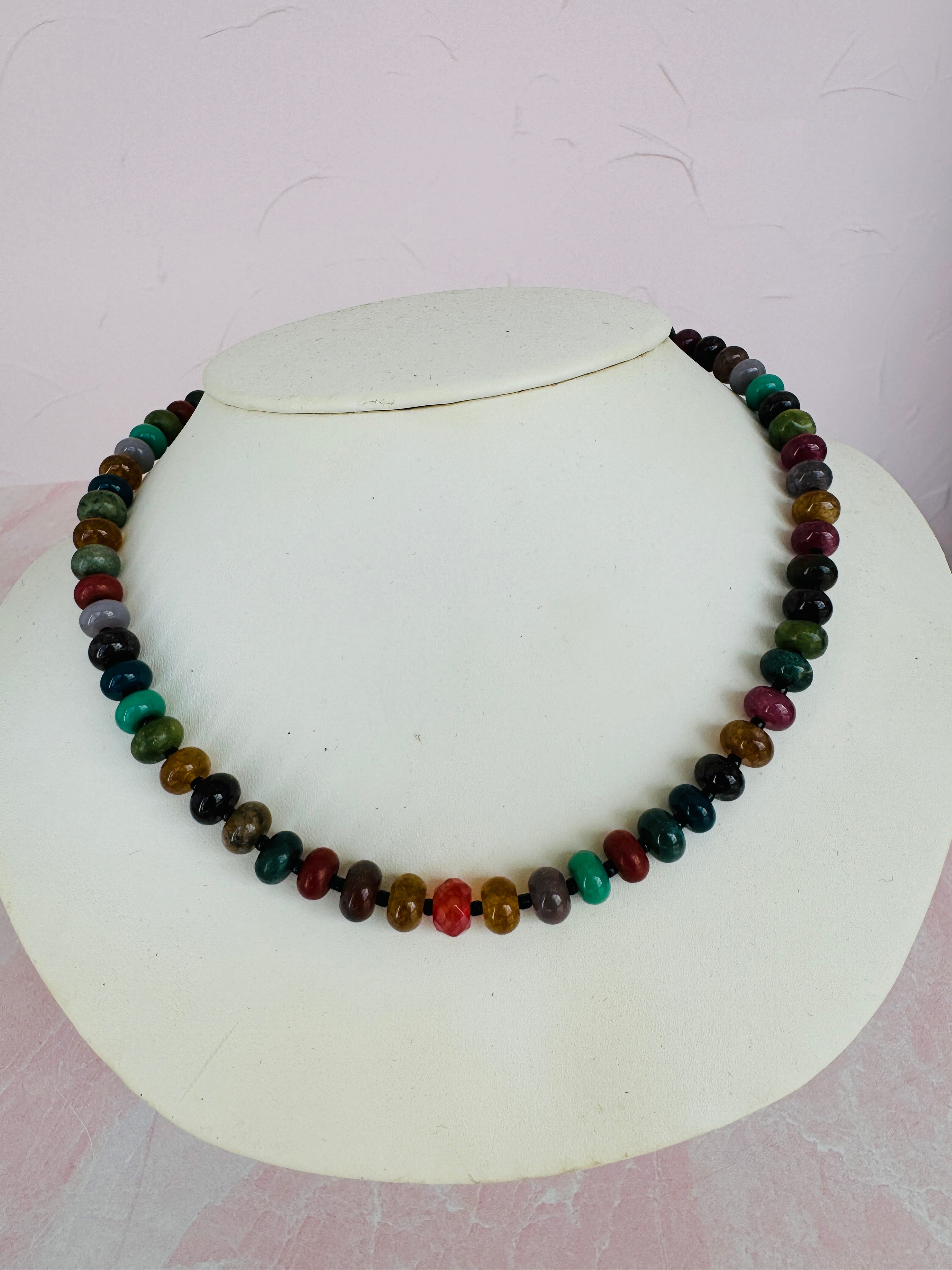 Dusk Candy Beaded Necklace