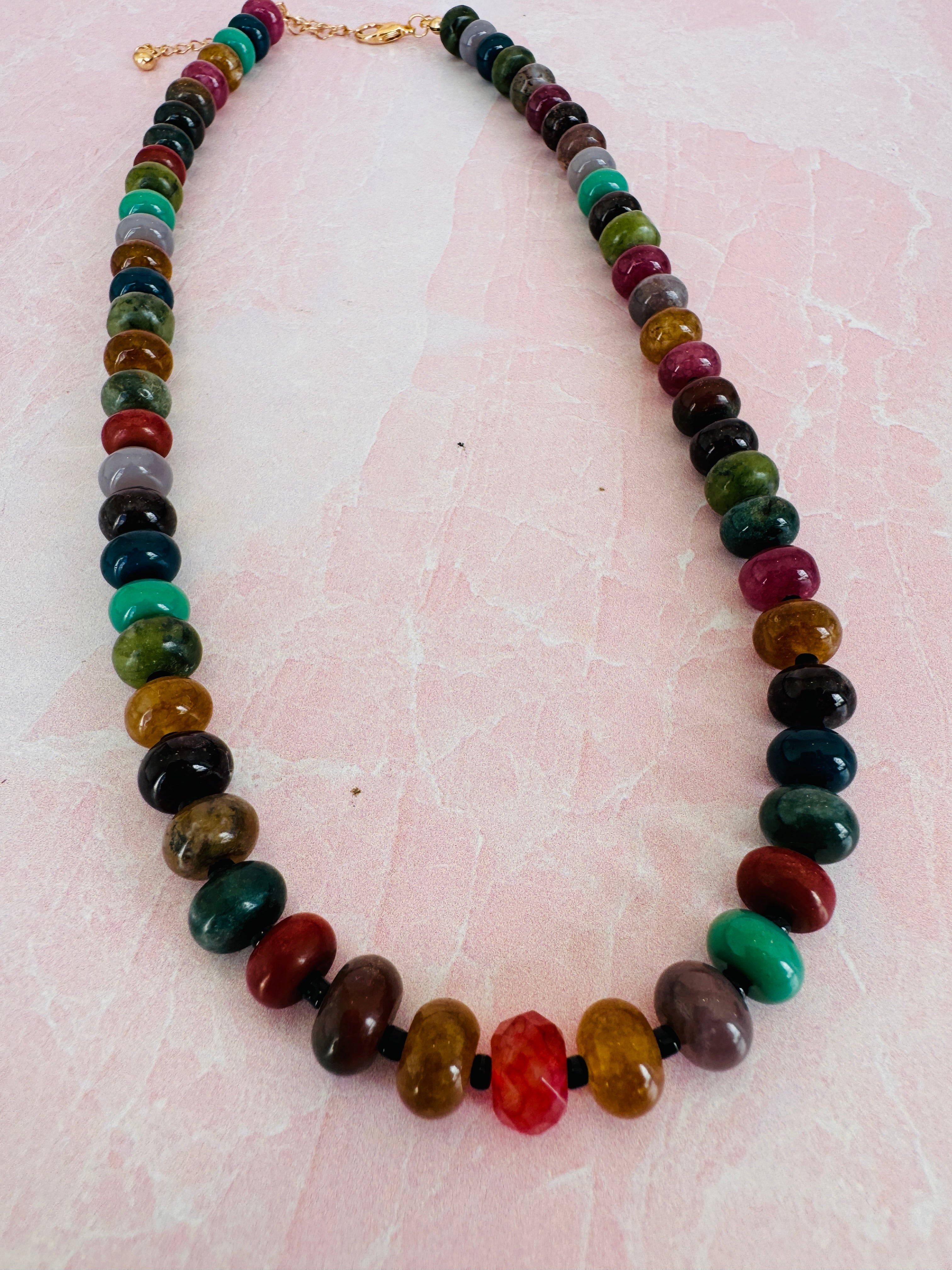 Dusk Candy Beaded Necklace