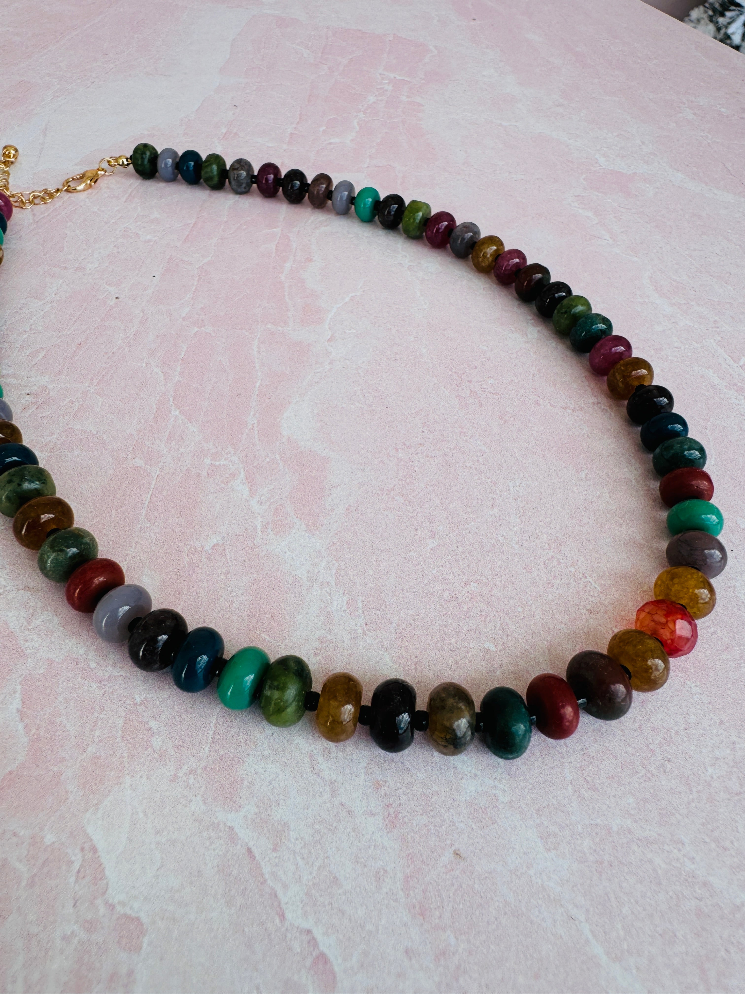 Dusk Candy Beaded Necklace