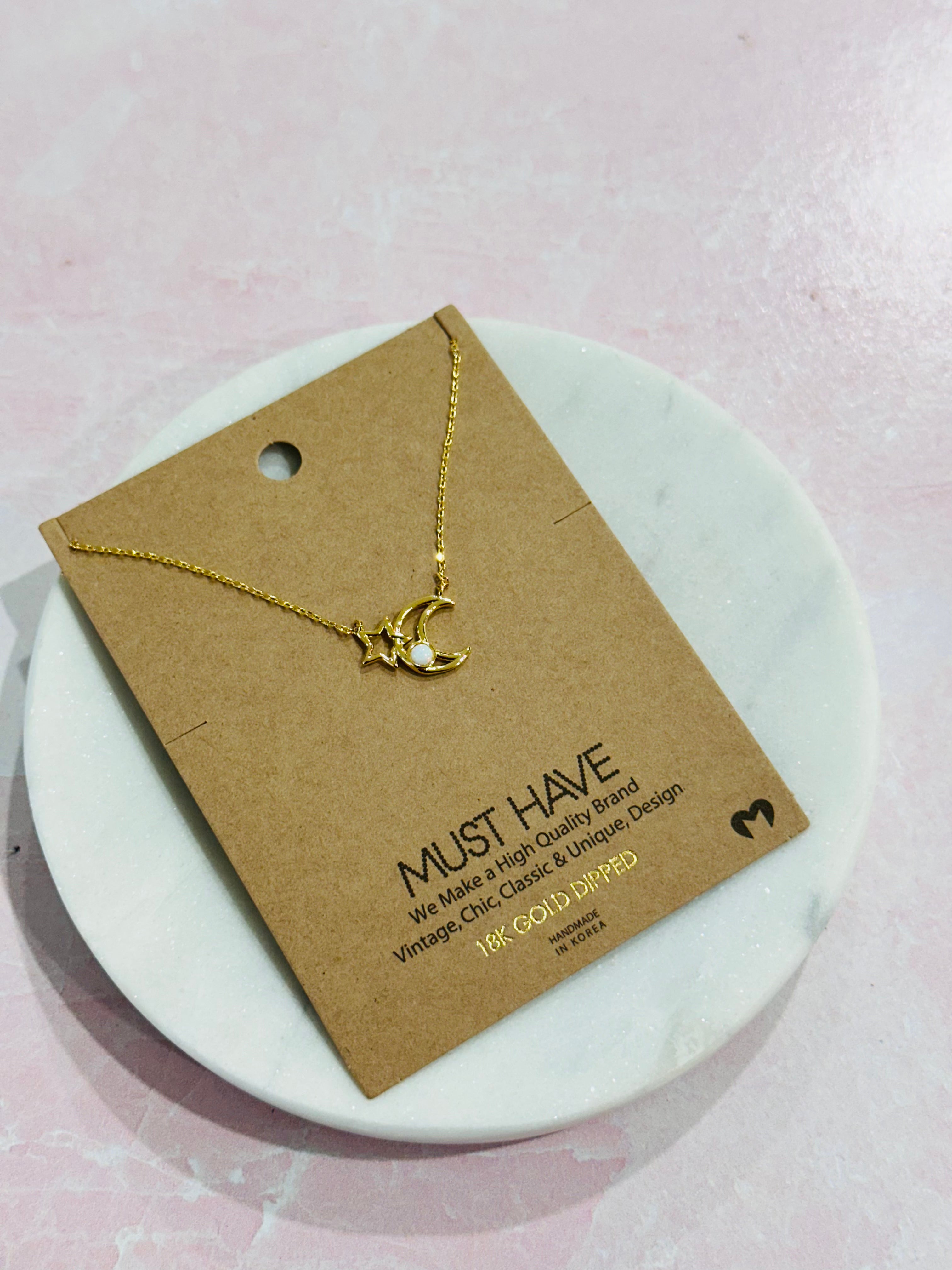 Over The Moon Necklace