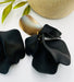 Black Wildflower Earrings - Vintage Soul