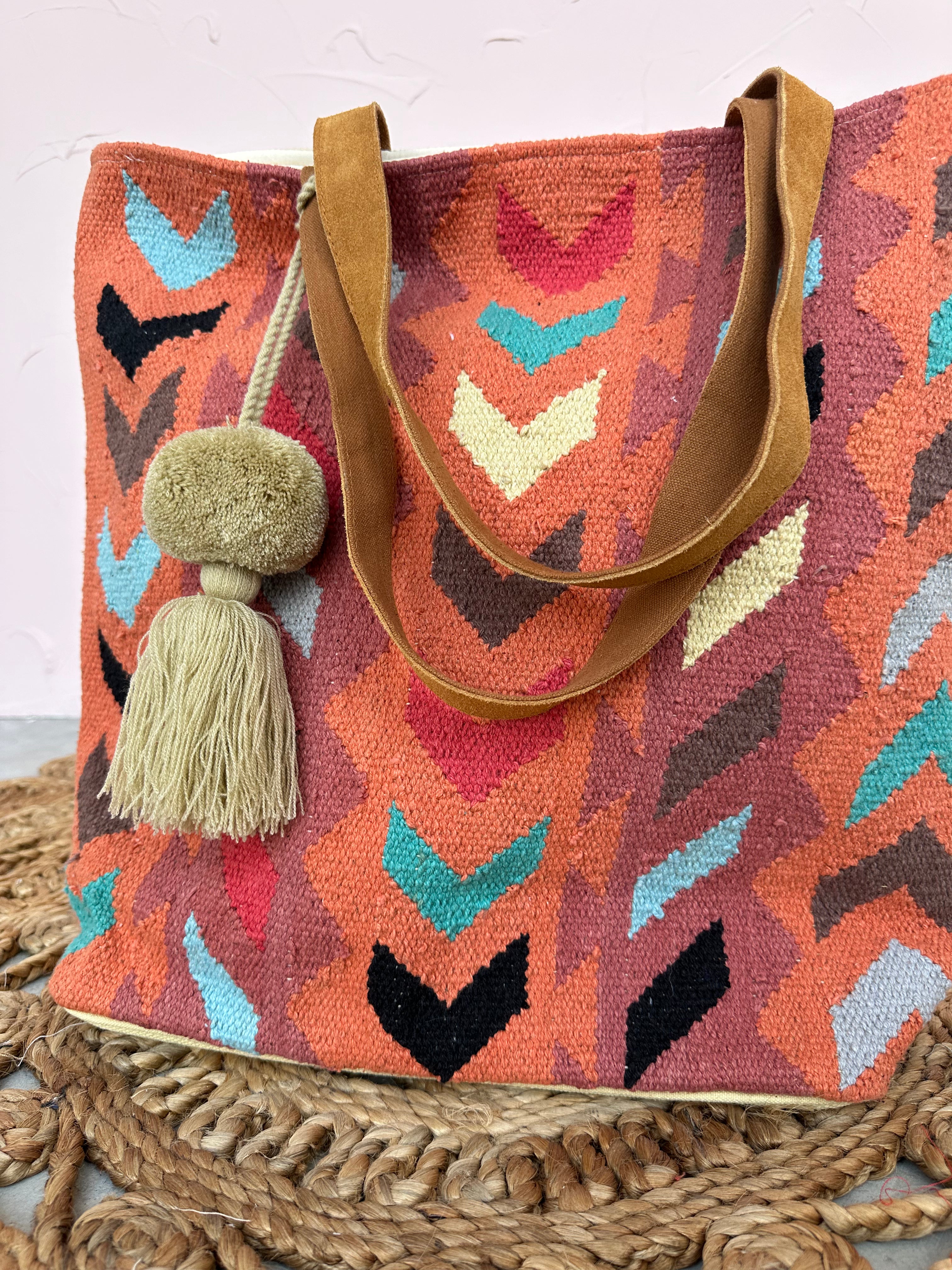 Painted Desert Woven Tote