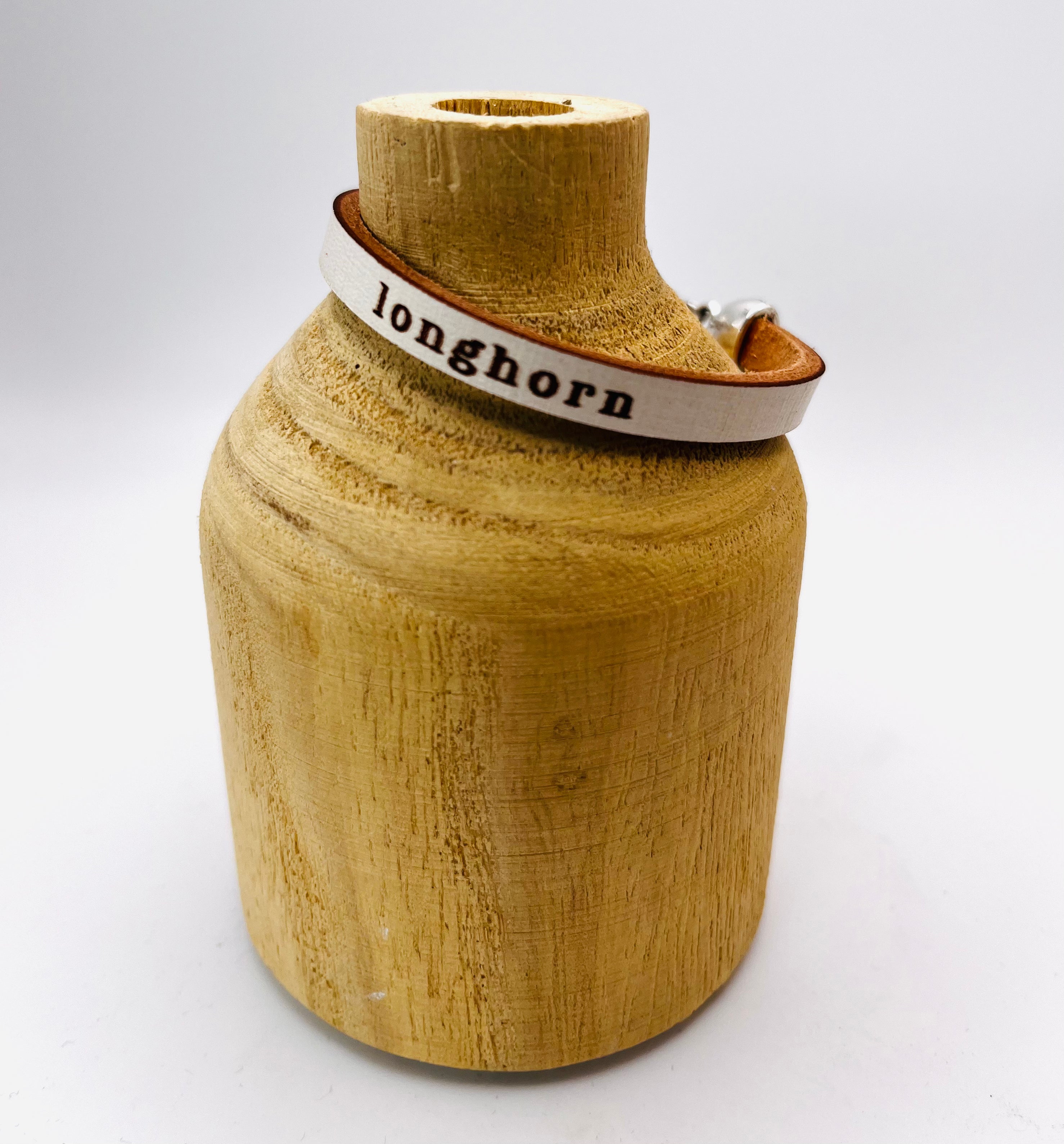 Longhorn Leather Bracelet