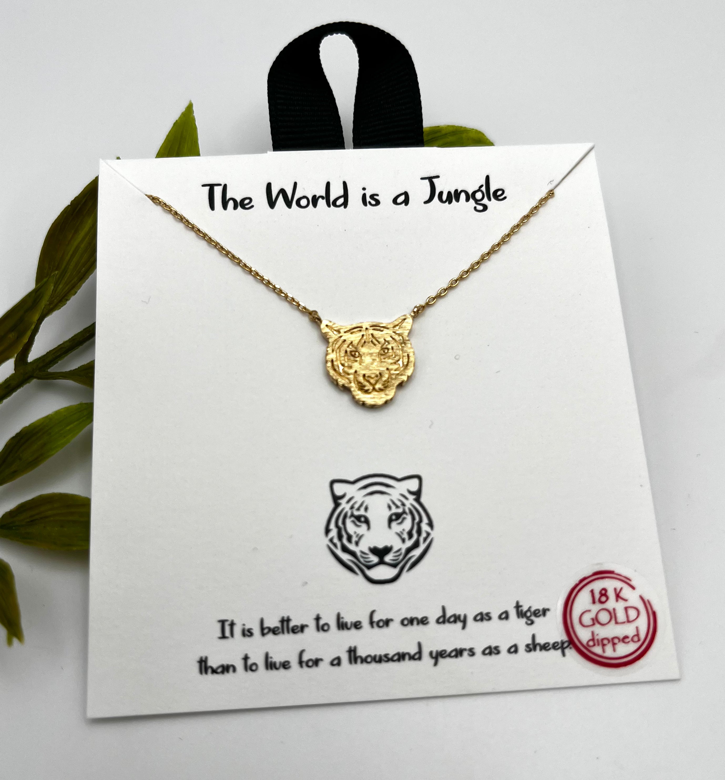 Tiger Strength Necklace