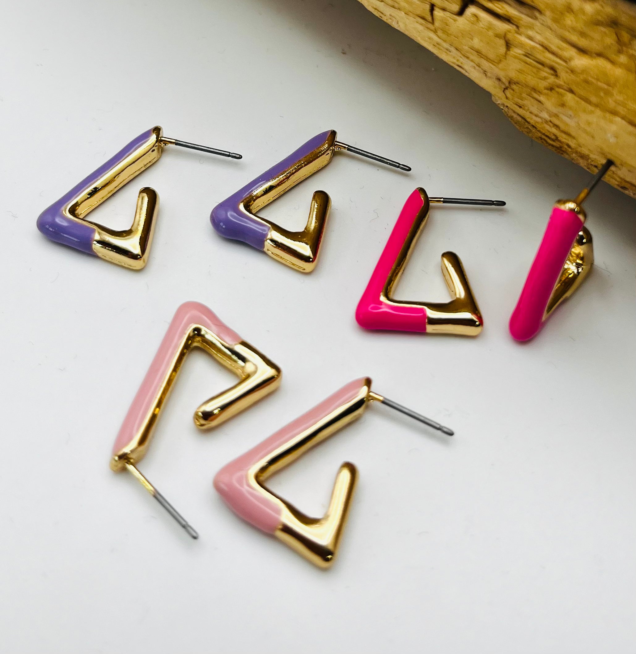 Payton Triangle Earrings- FINAL SALE