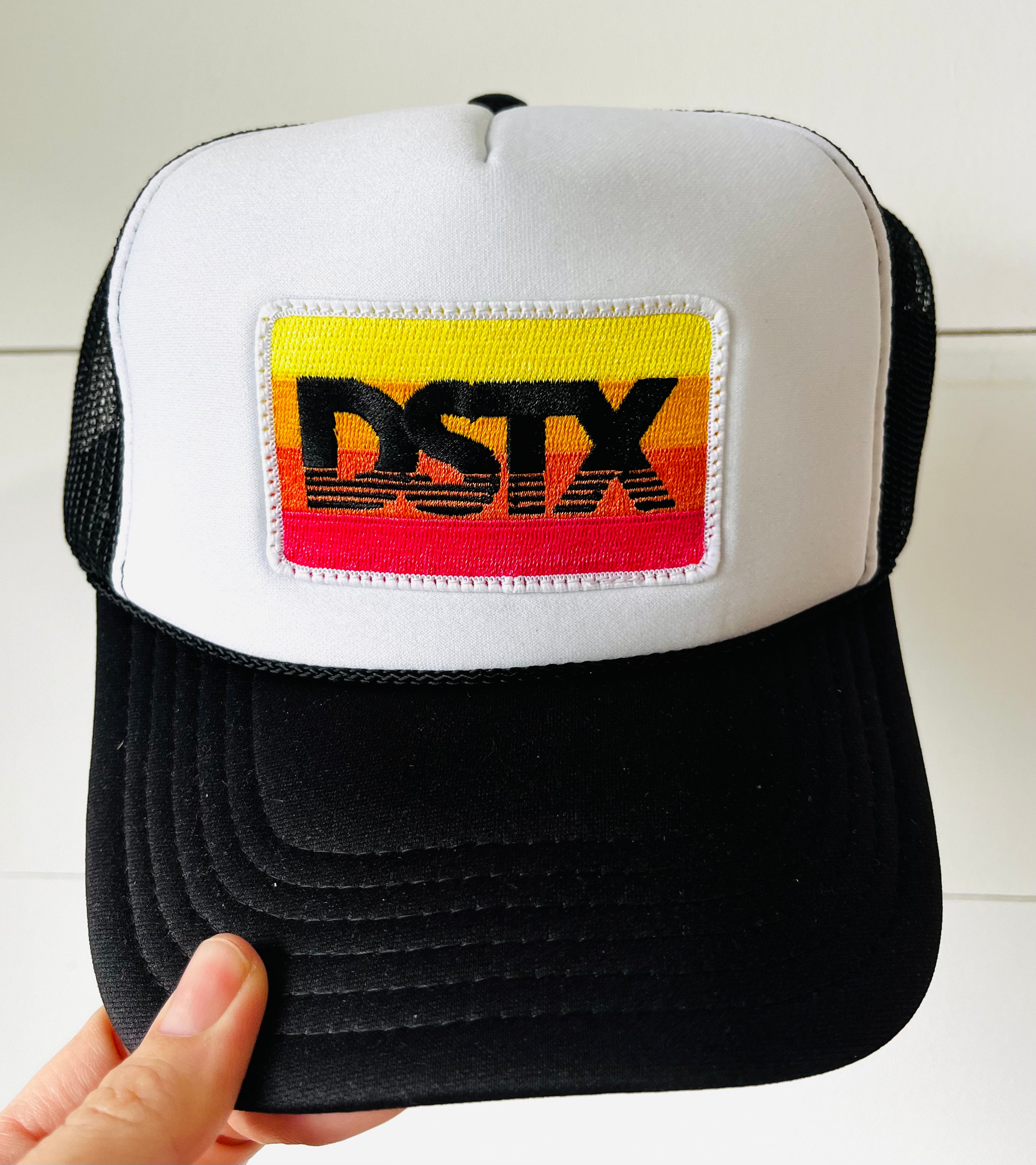 DSTX Black & White Trucker
