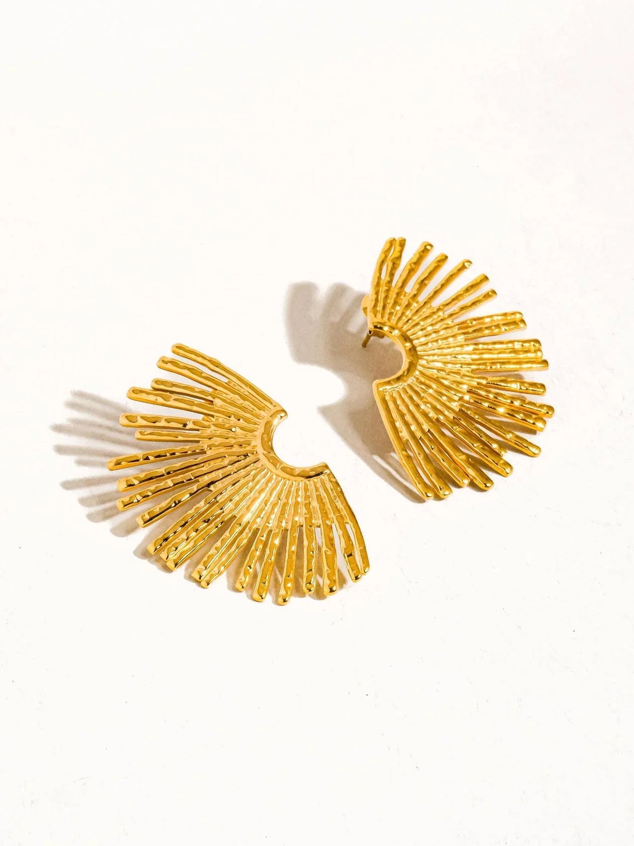 Sunburst Fan Earrings