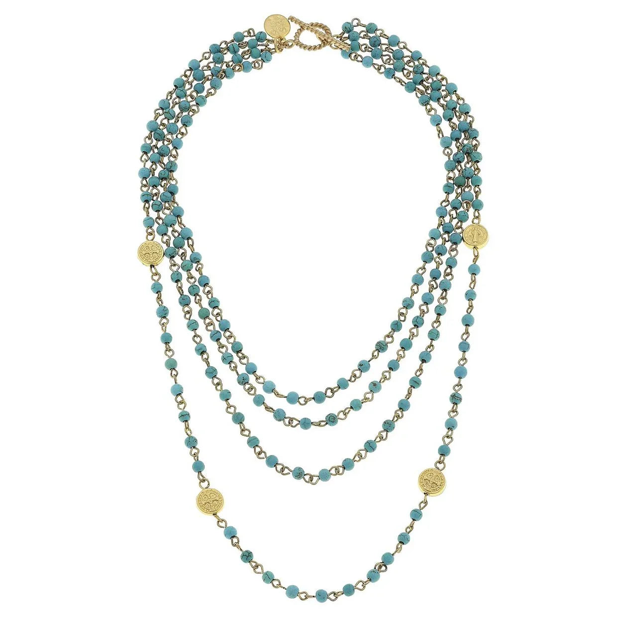 Turquoise Linked Necklace | Susan Shaw