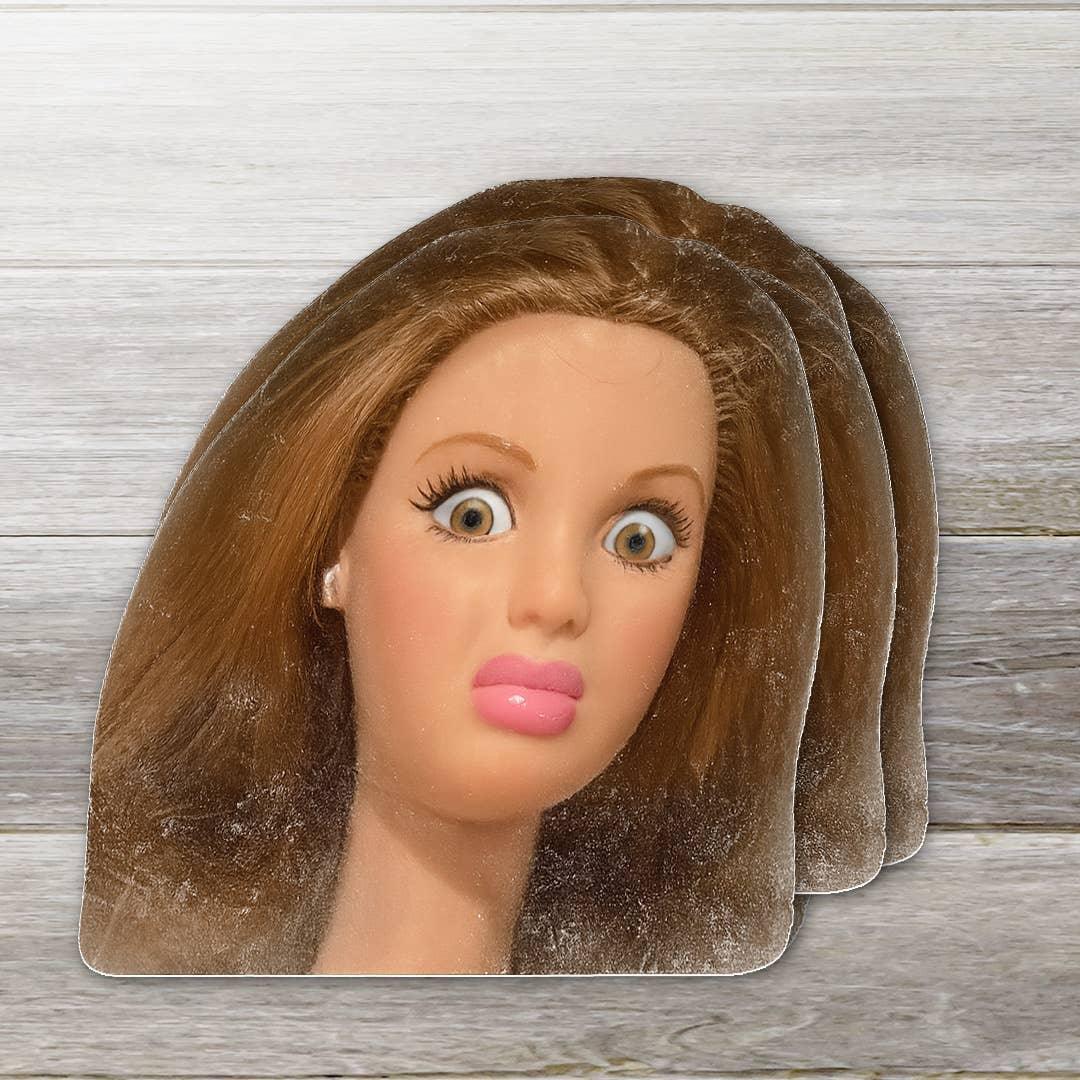 Doll Face Sticker