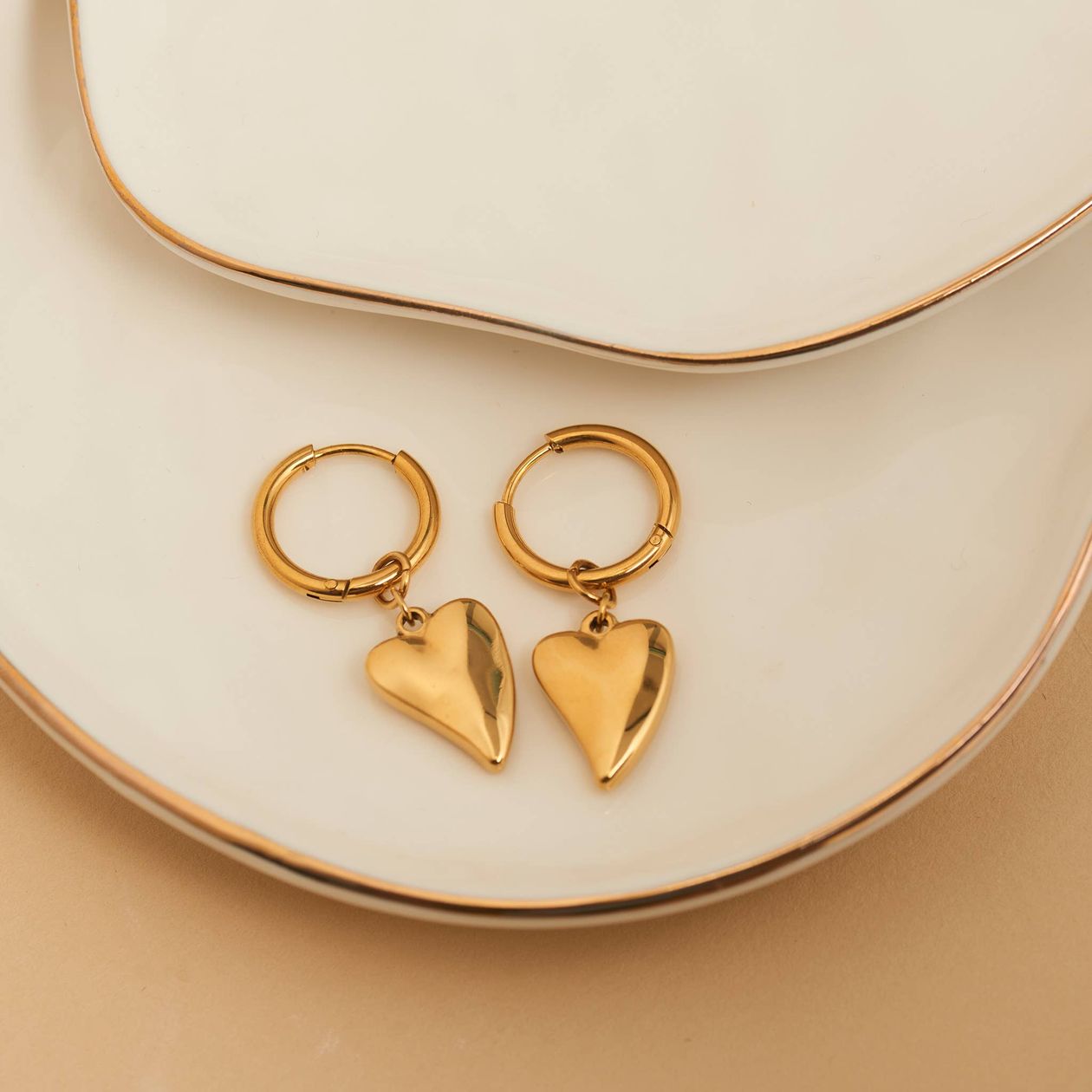 Pure Intent Heart Earrings