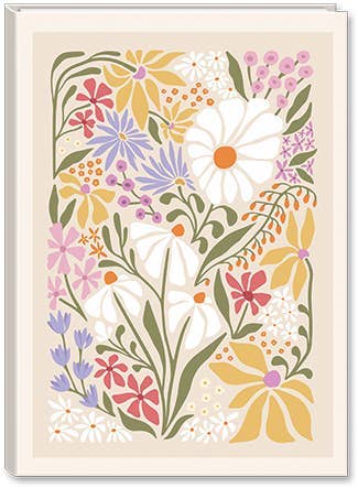 Spiral Undated Planner | Flower Market Wildflowers