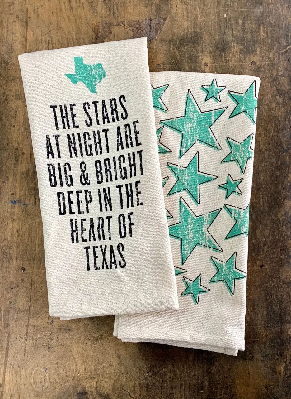 The Stars At Night Are Big & Bright...Kitchen Towel